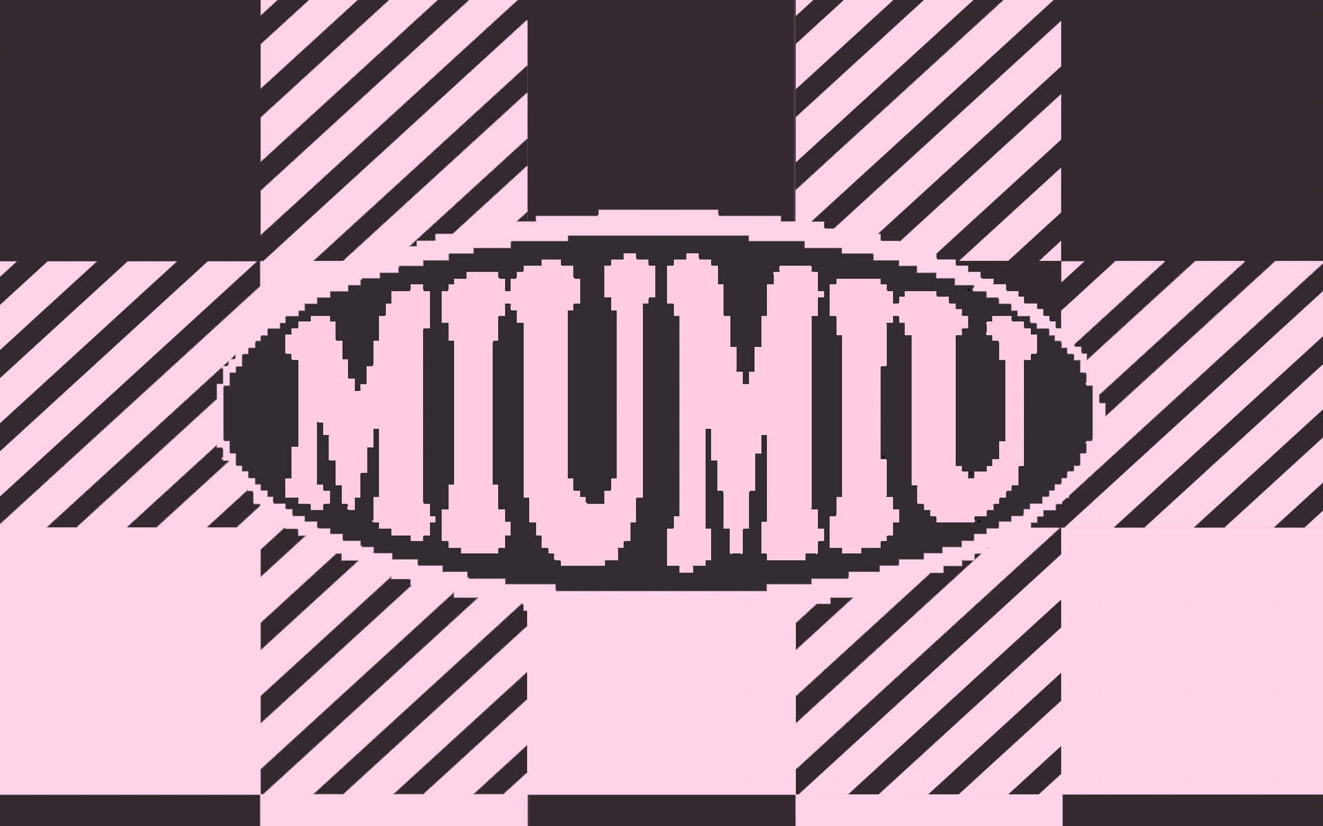 Black And Pink Miu Miu Art Background