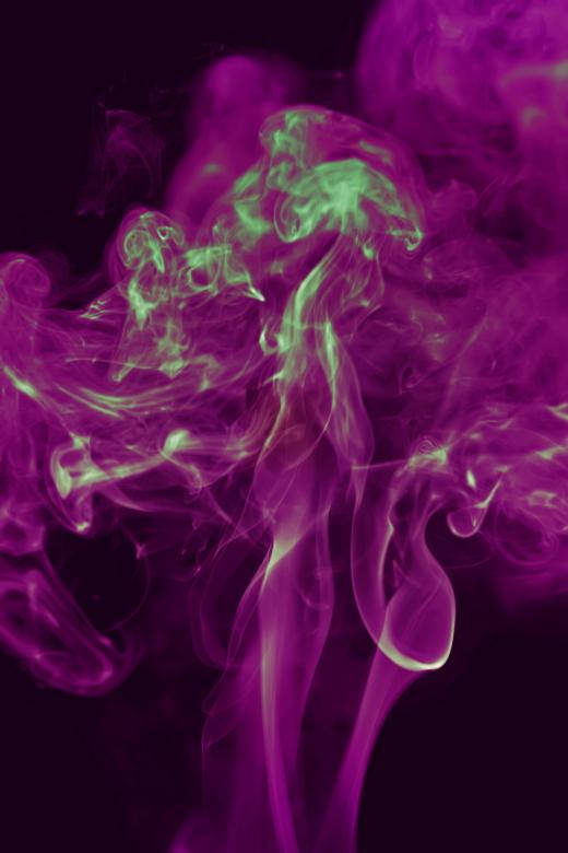Black And Purple Aesthetic Abstract Smoke