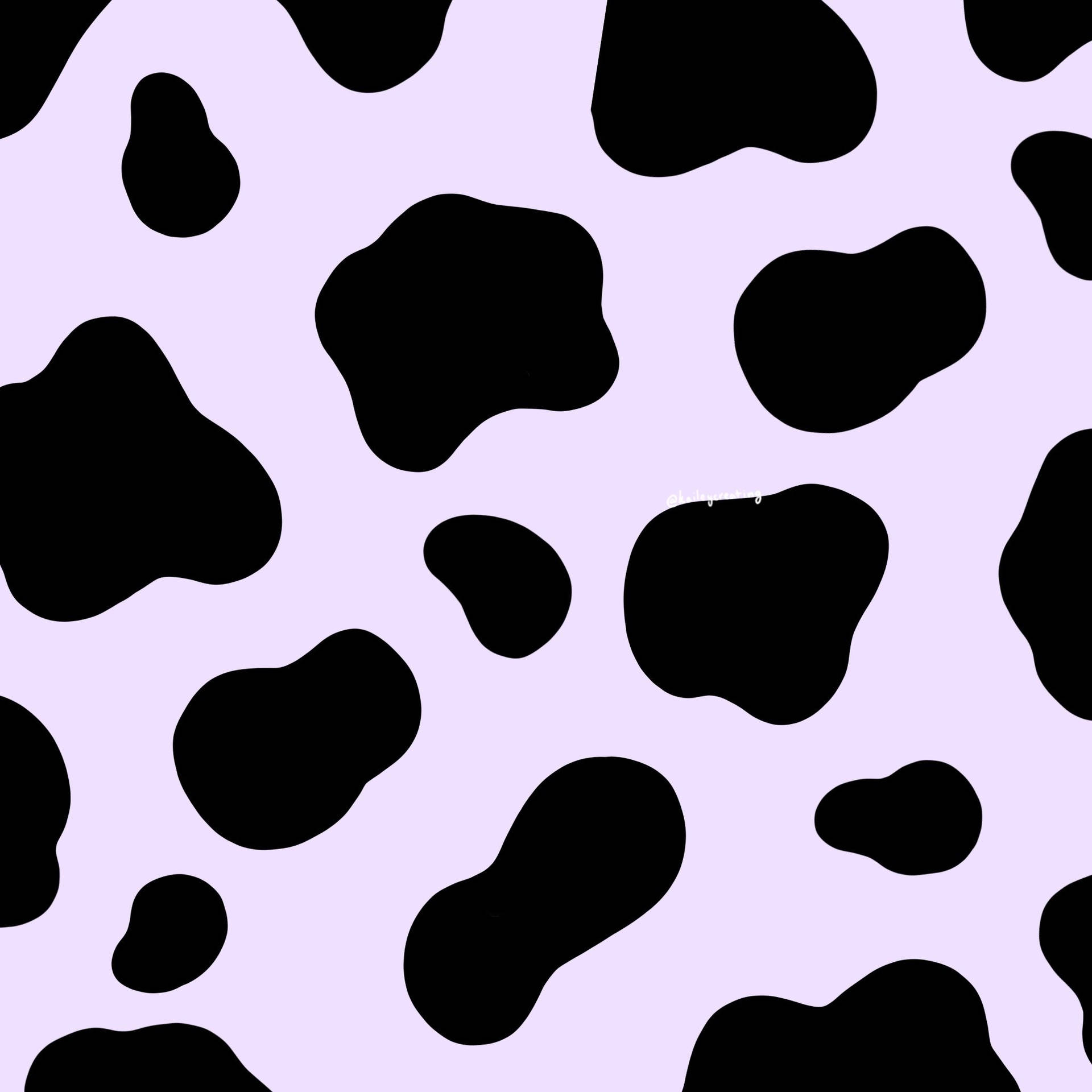 Black And Purple Cow Pattern Background