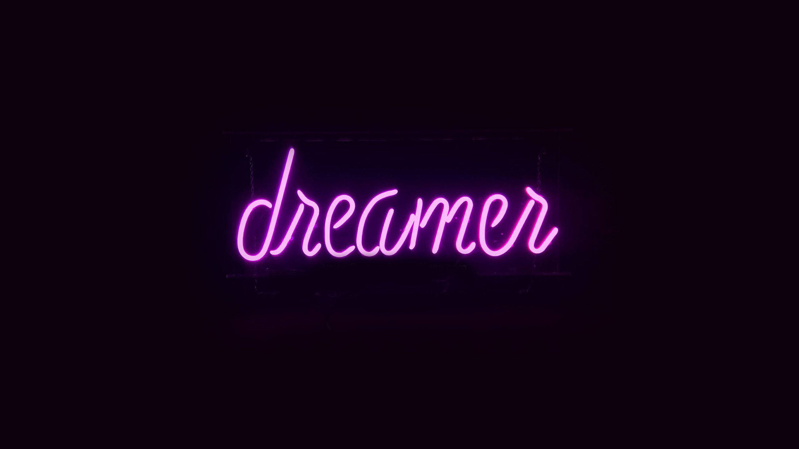 Black And Purple Dreamer Background