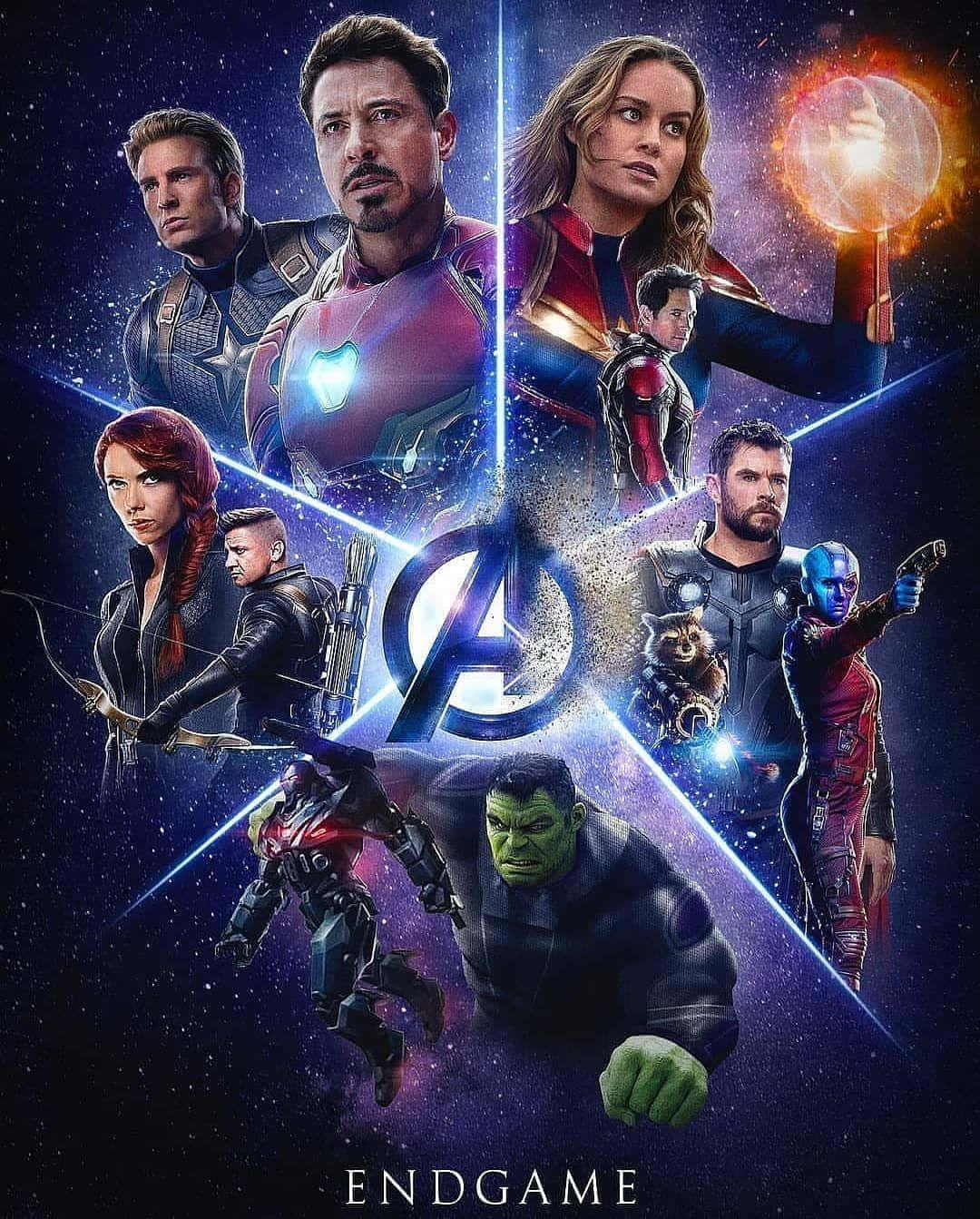 Black And Purple Galaxy Dope Avengers Endgame Poster
