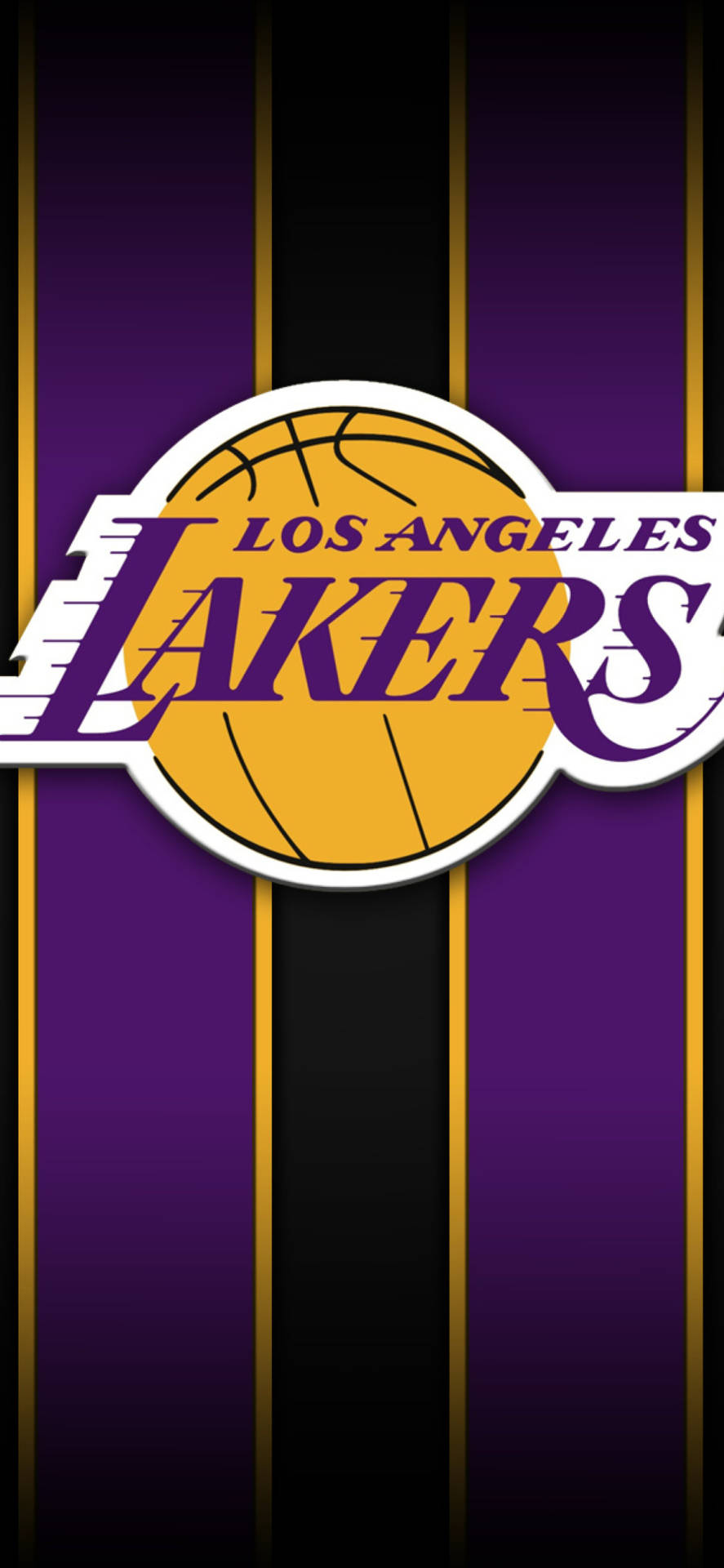 Black And Purple Lakers Iphone Background