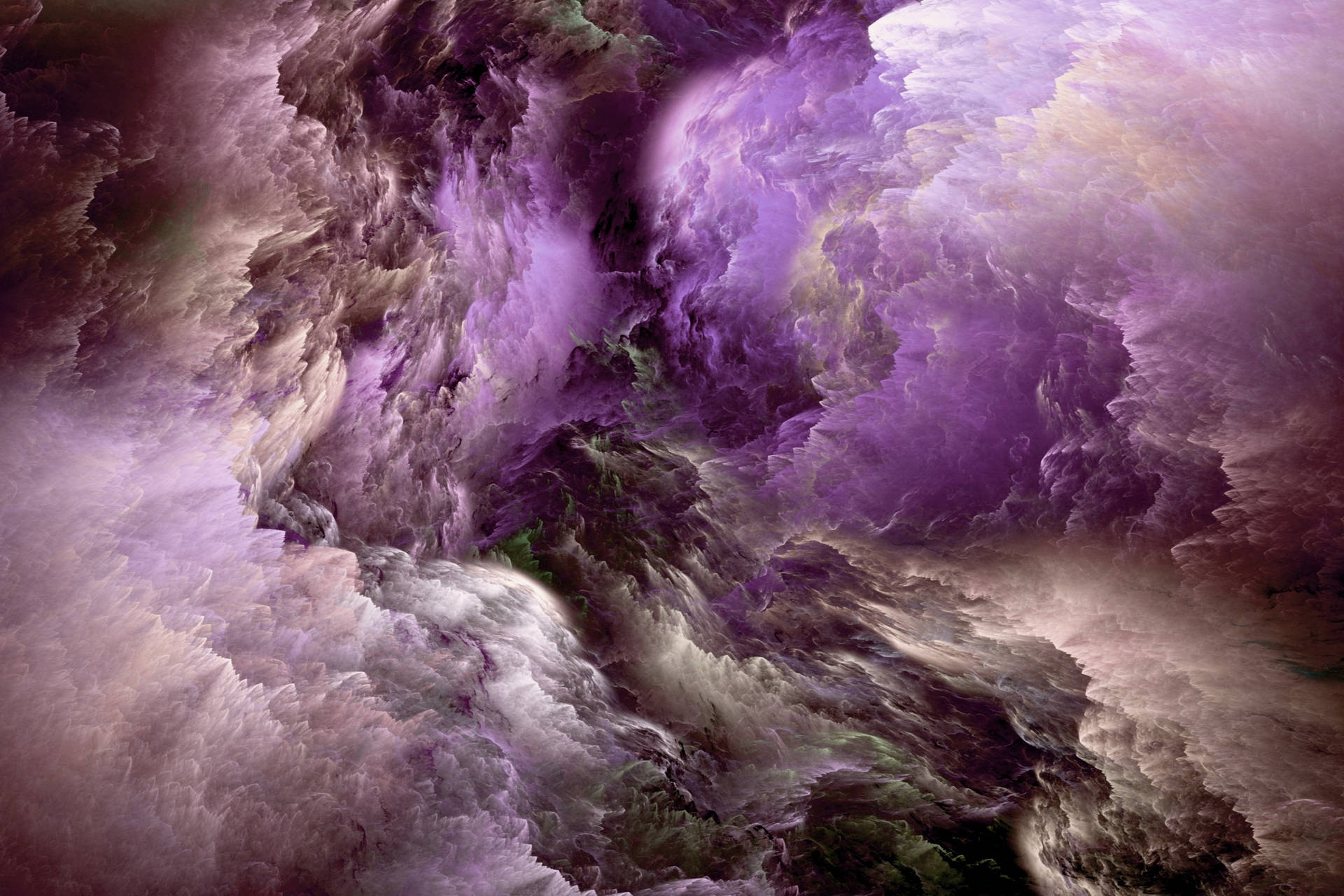 Black And Purple Psychedelic Cloud