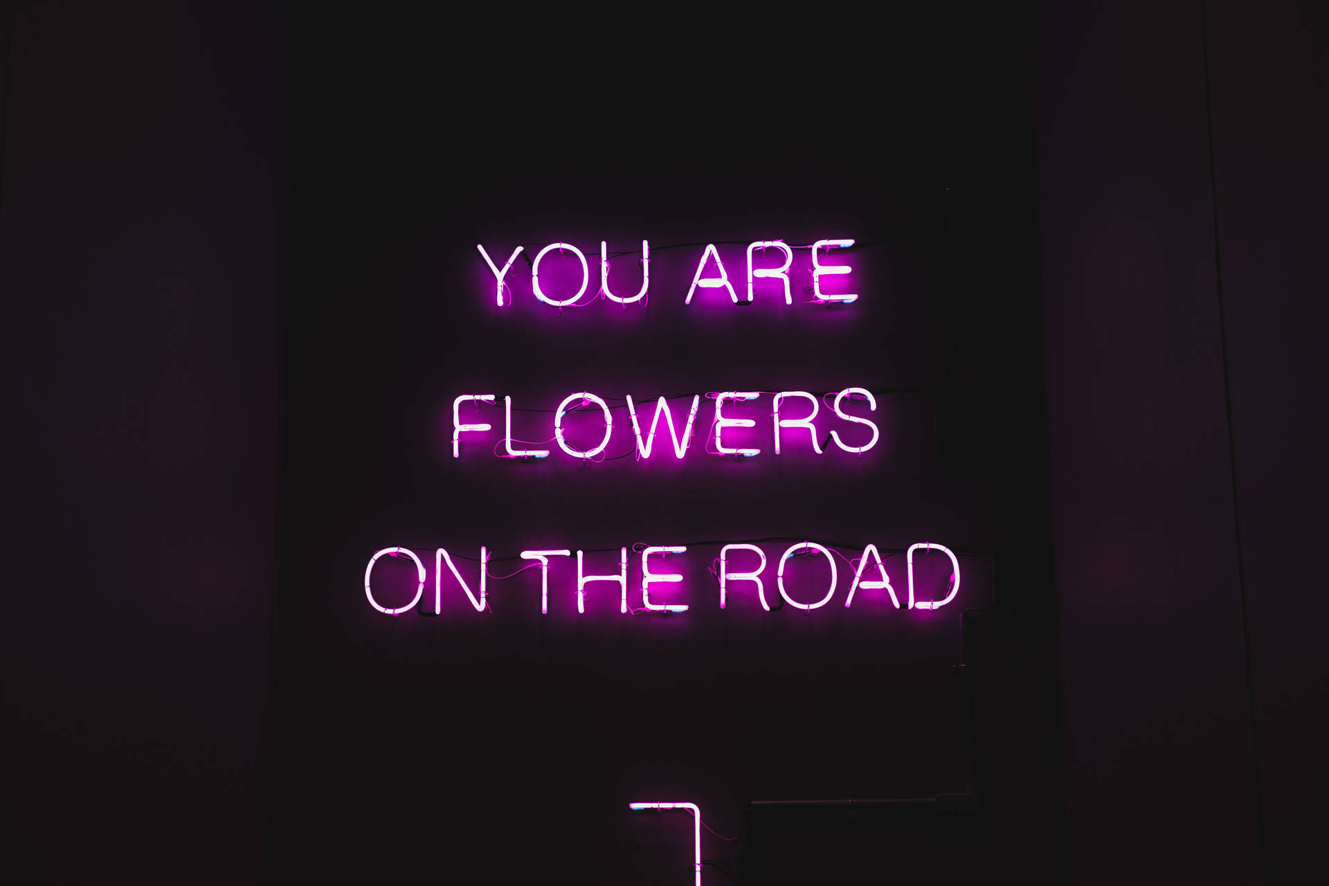 Black And Purple Quote Background