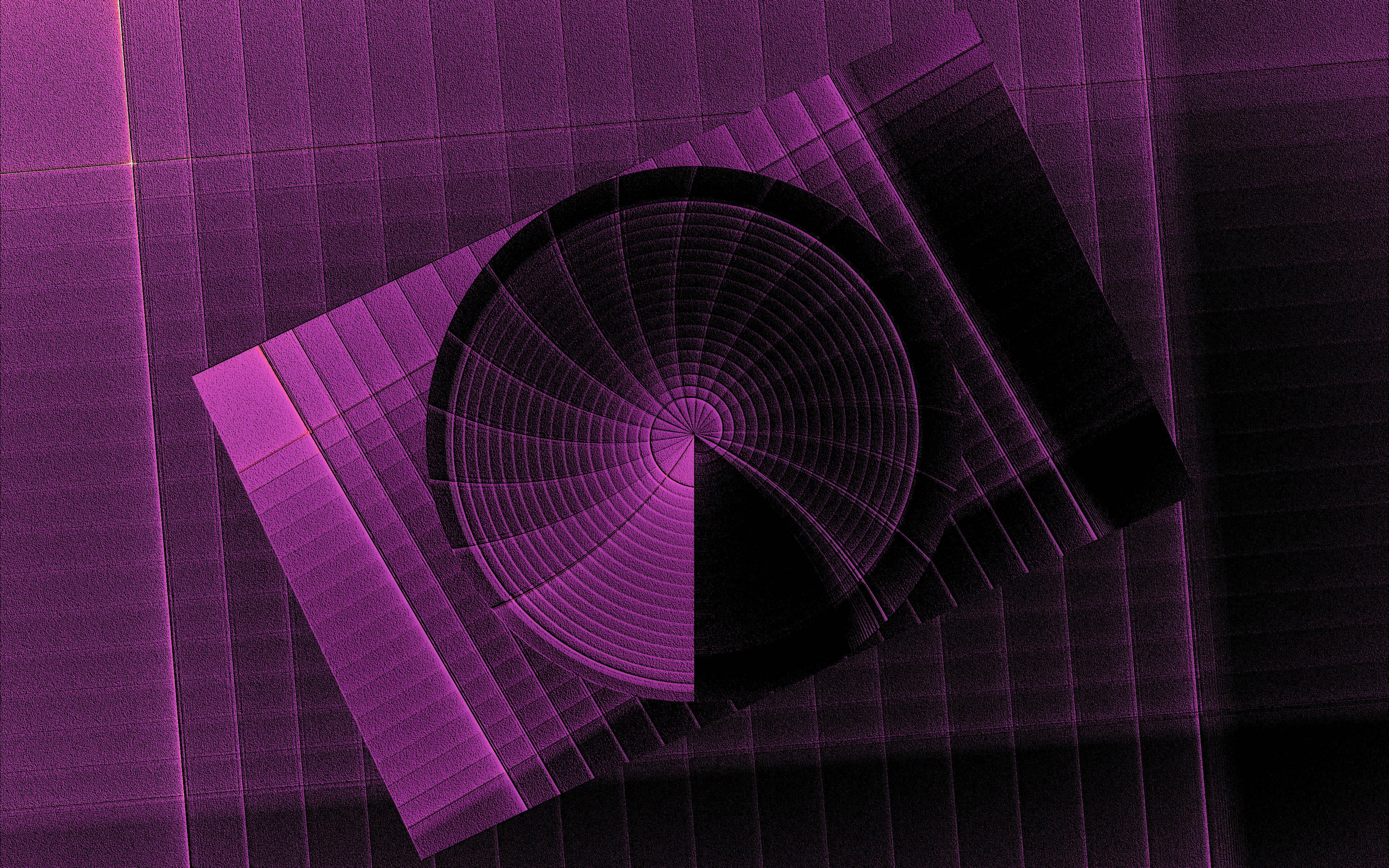 Black And Purple Spiral Background