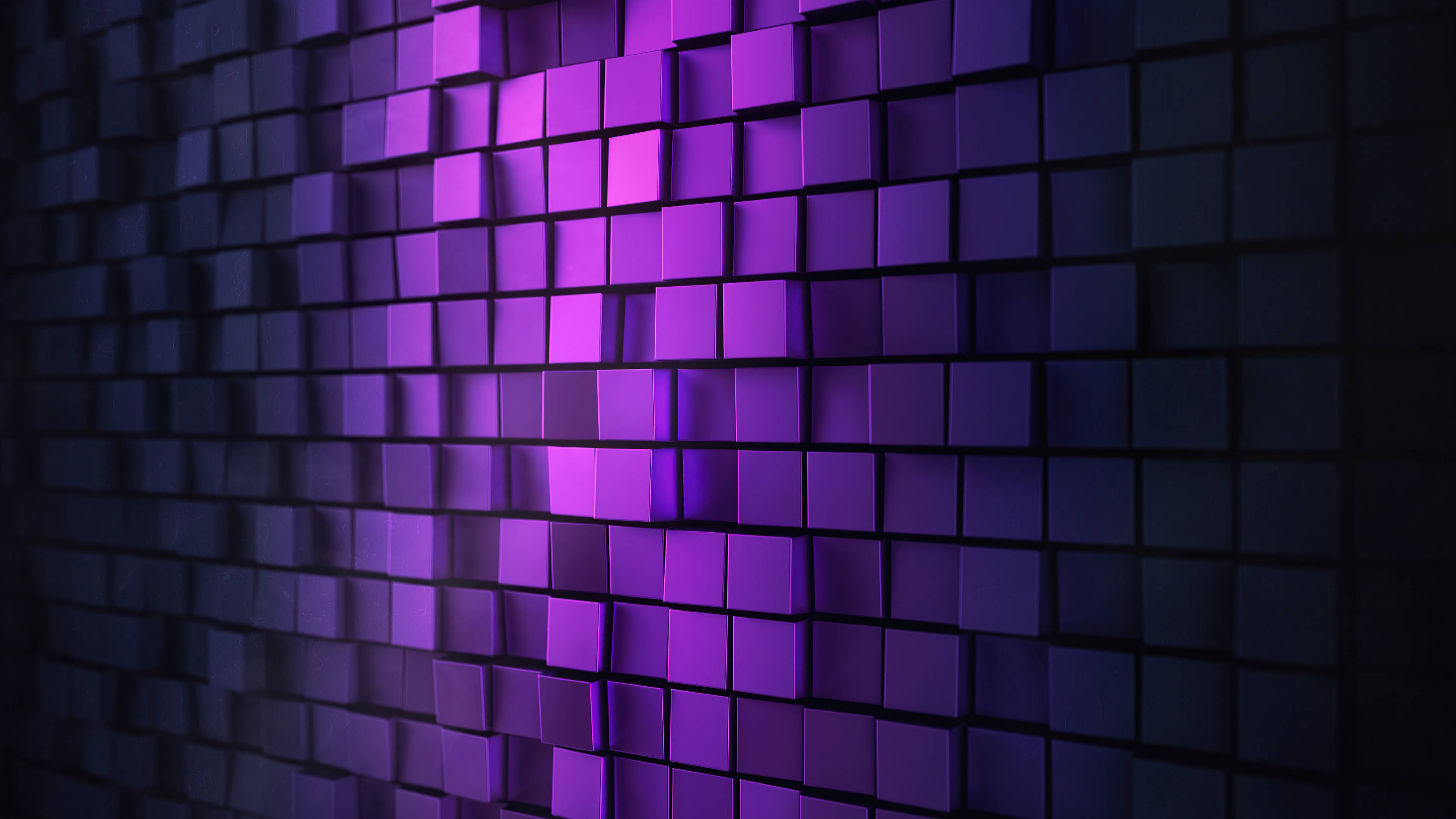 Black And Purple Square Wall Background