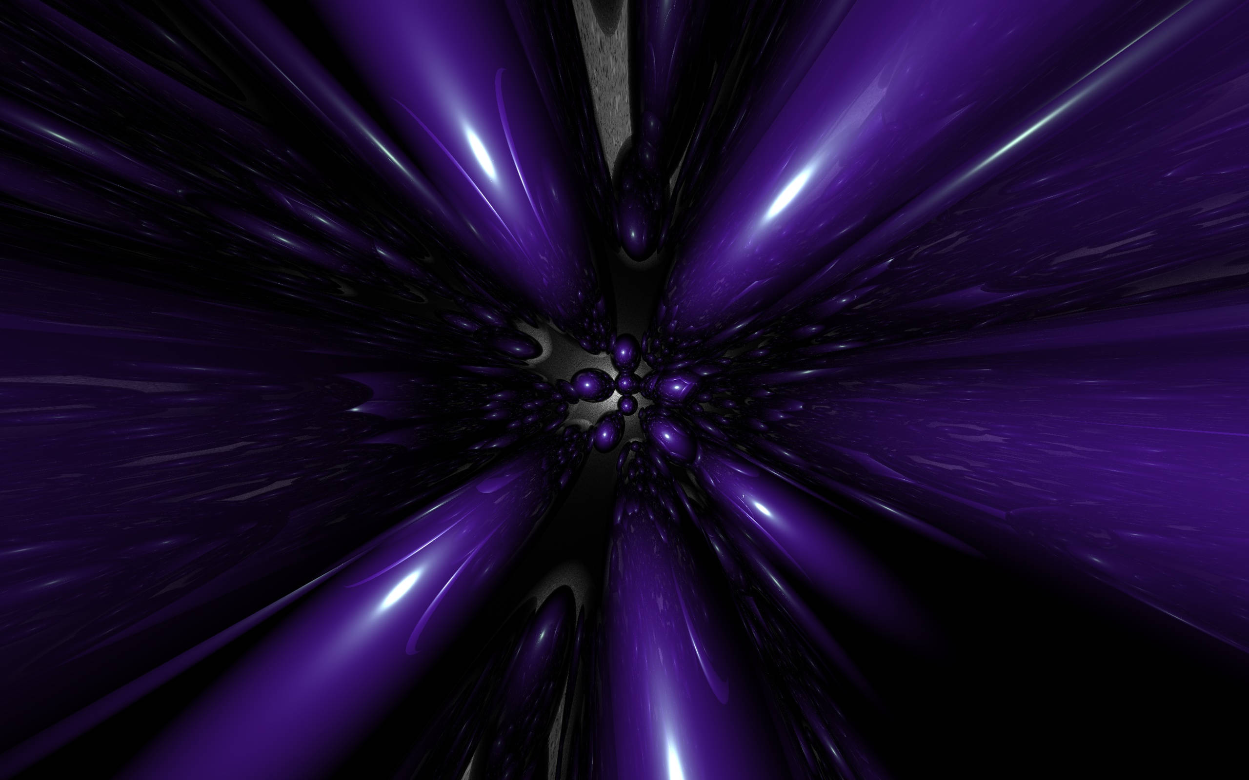 Black And Purple Warped Background