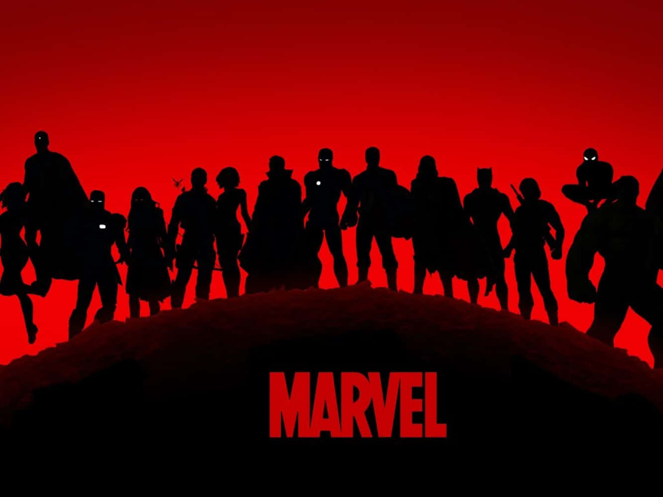 Black And Red Avengers Laptop Background