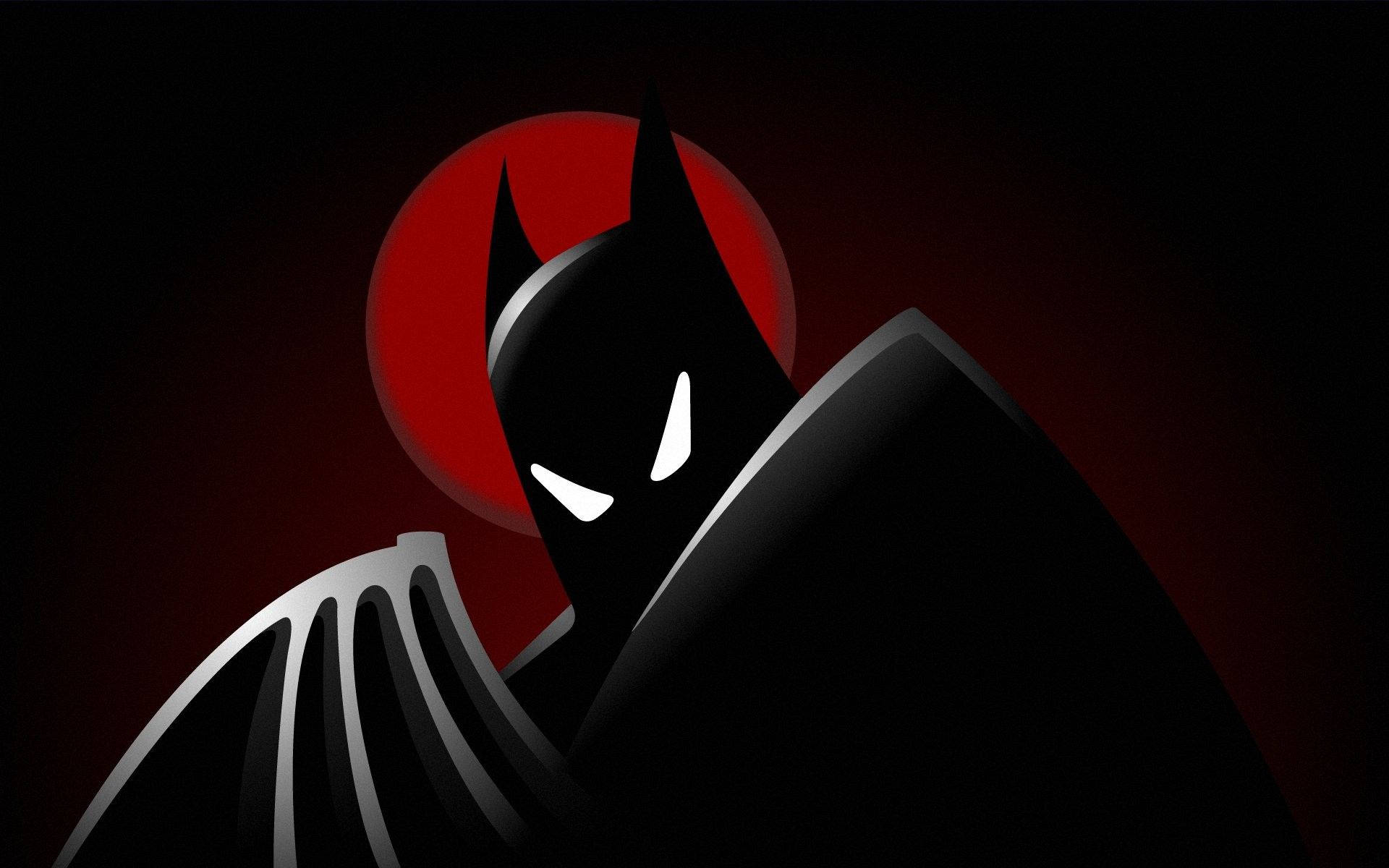 Black And Red Batman Animated Desktop Background