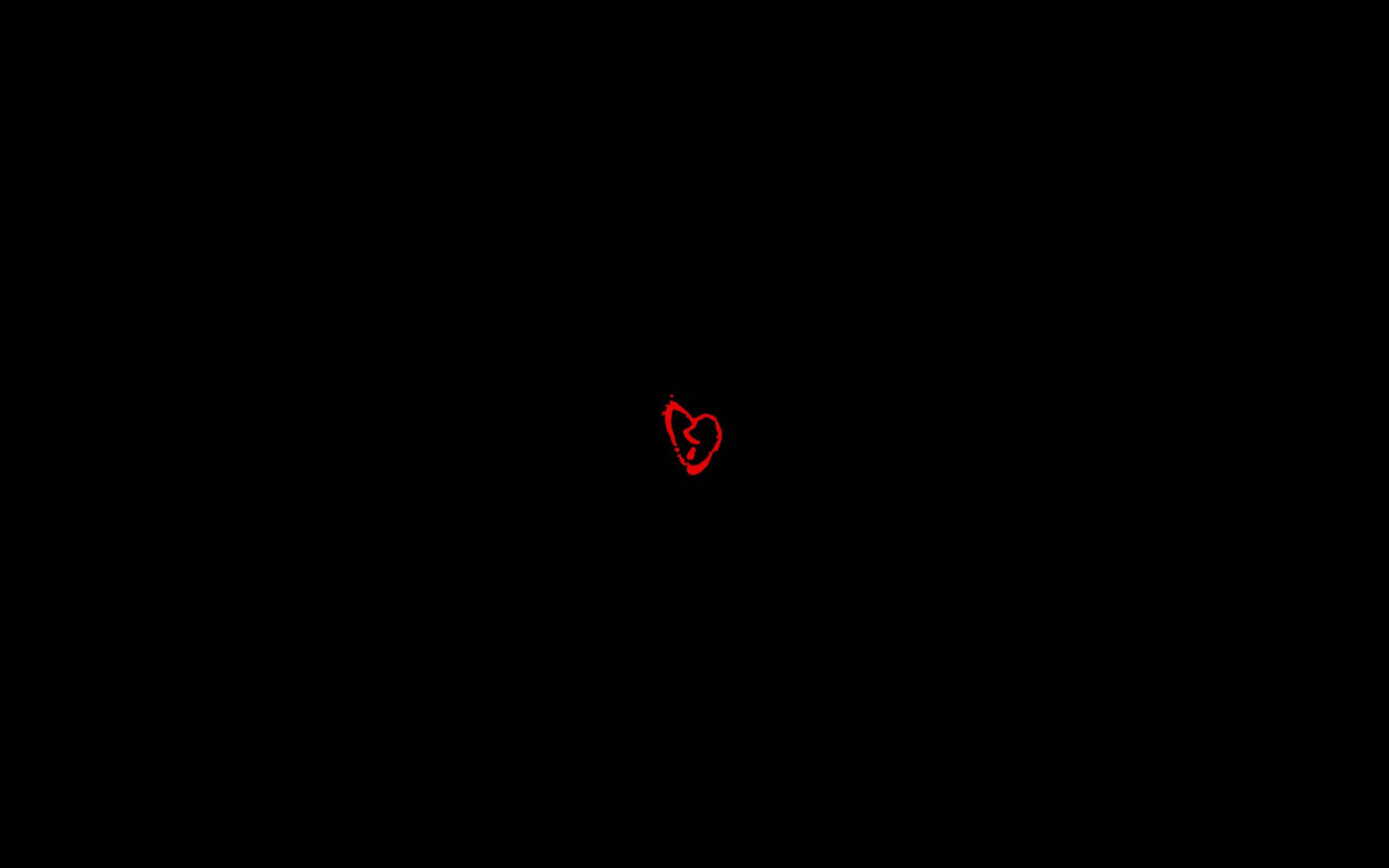 Black And Red Broken Heart Background