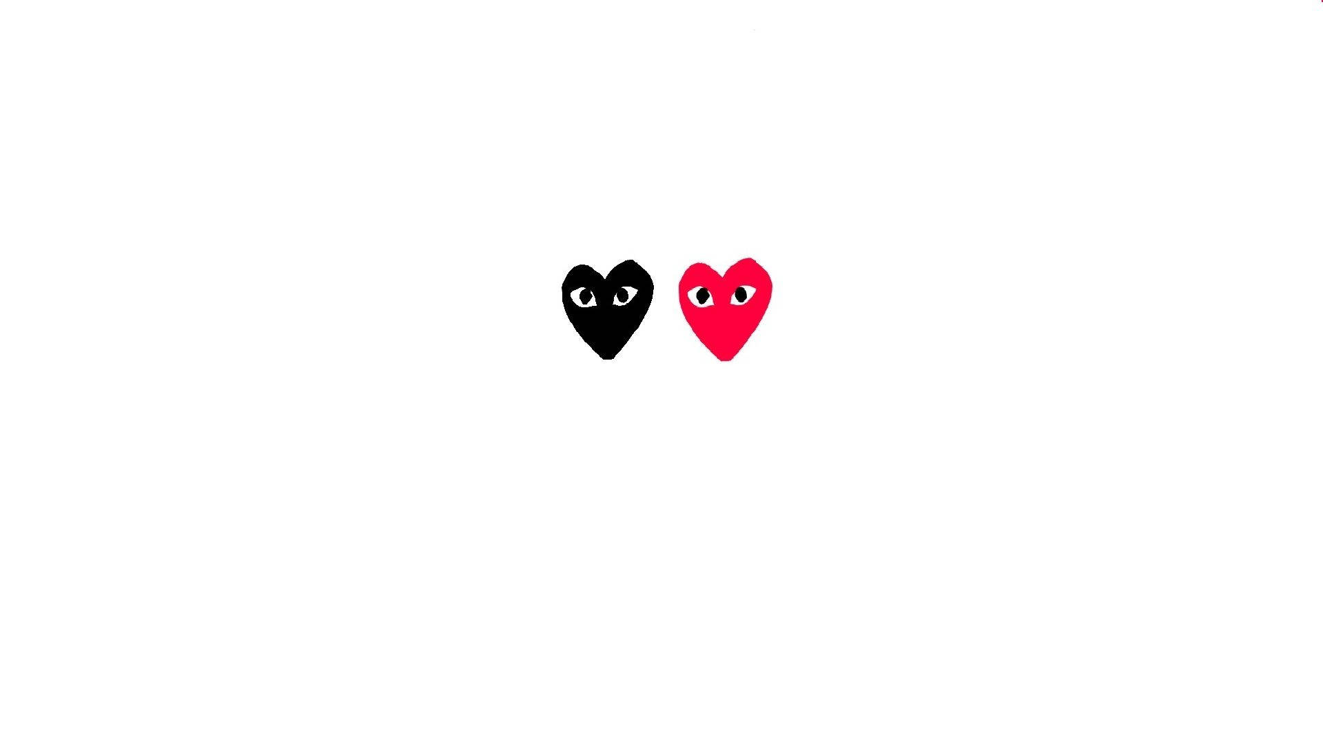 Black And Red Cdg Logo Background
