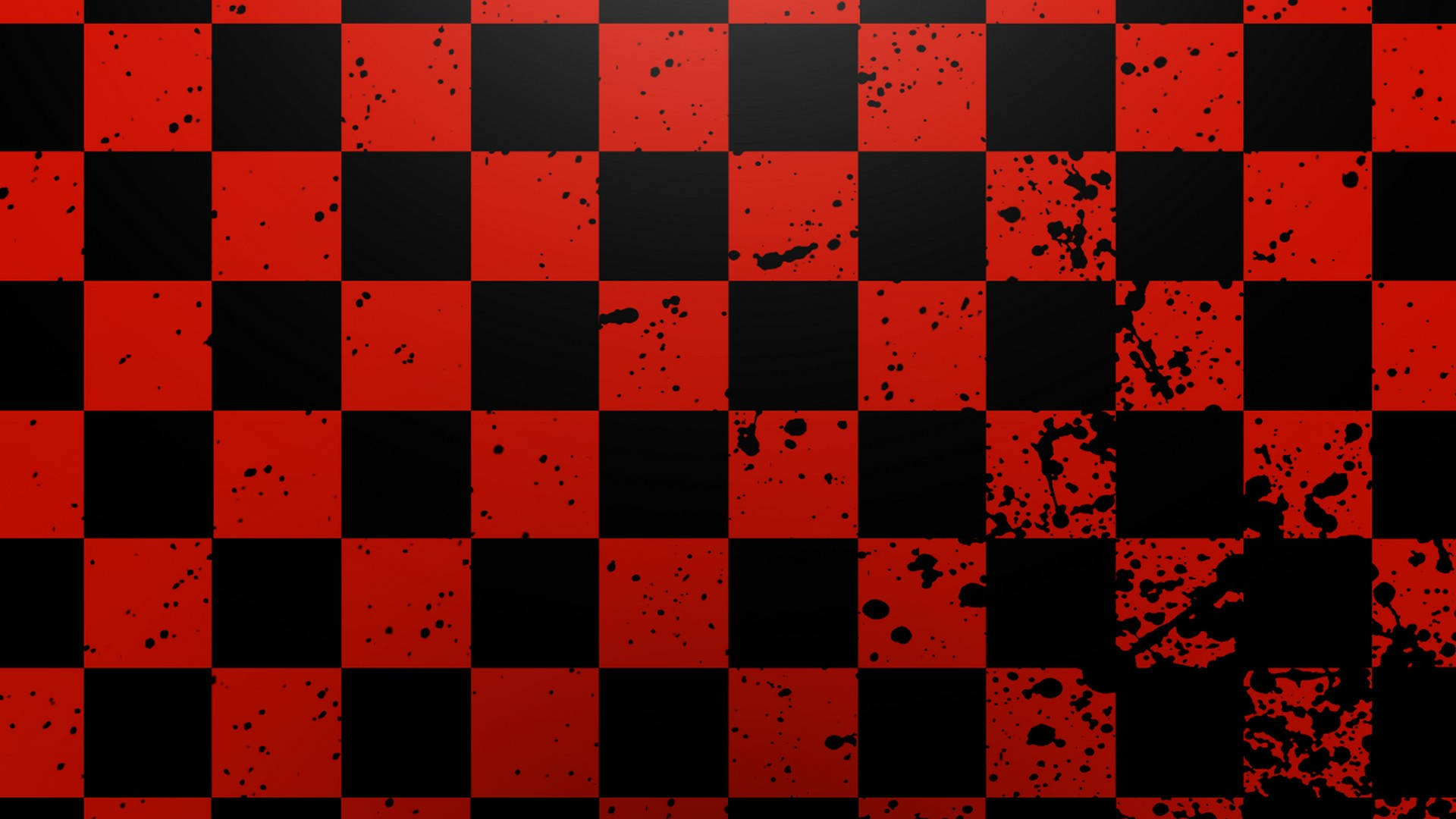 Black And Red Checkered Pattern Background