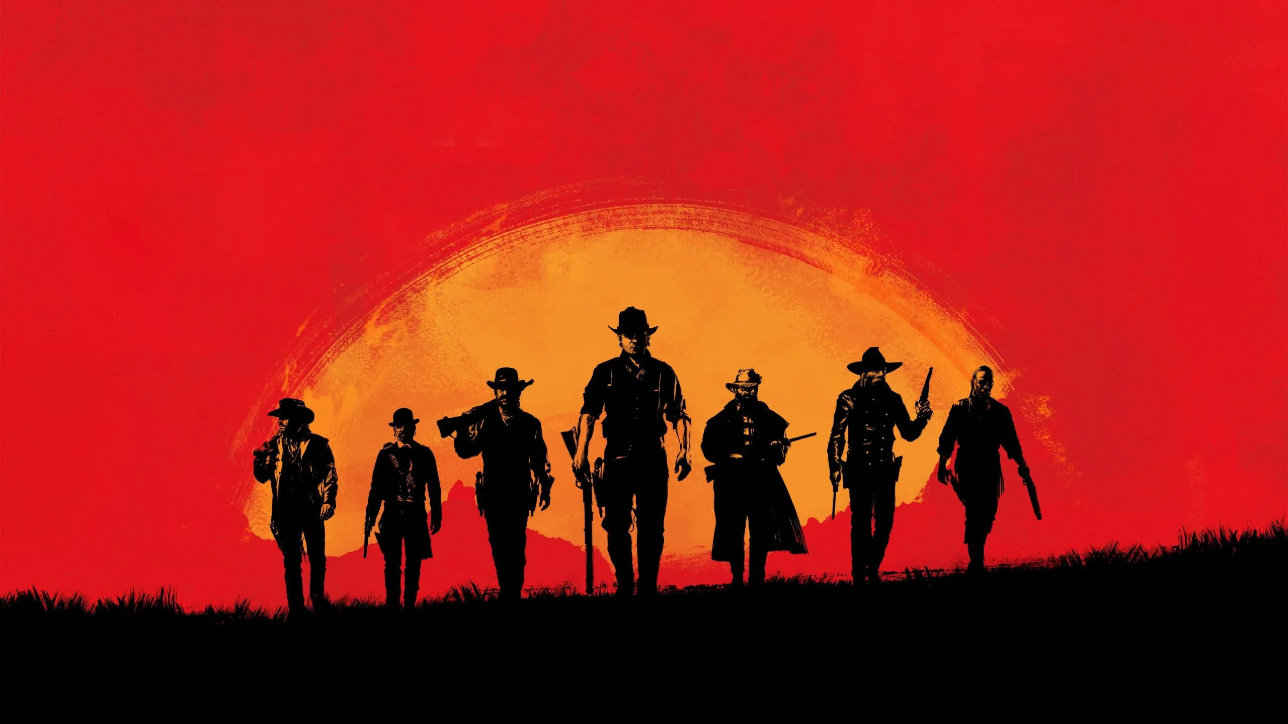 Black And Red Gaming Red Dead Redemption 2 Background