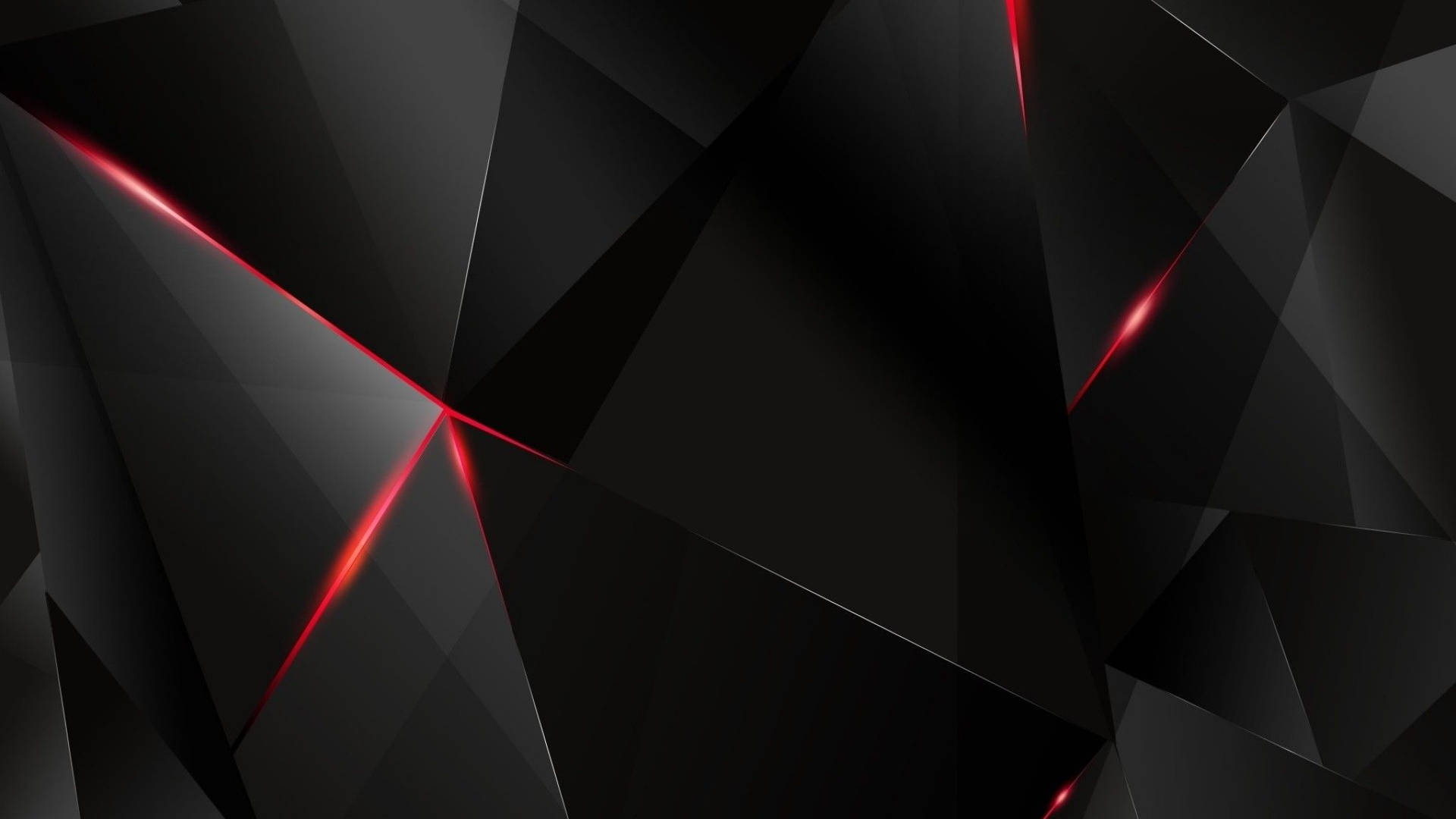 Black And Red Geometric Background