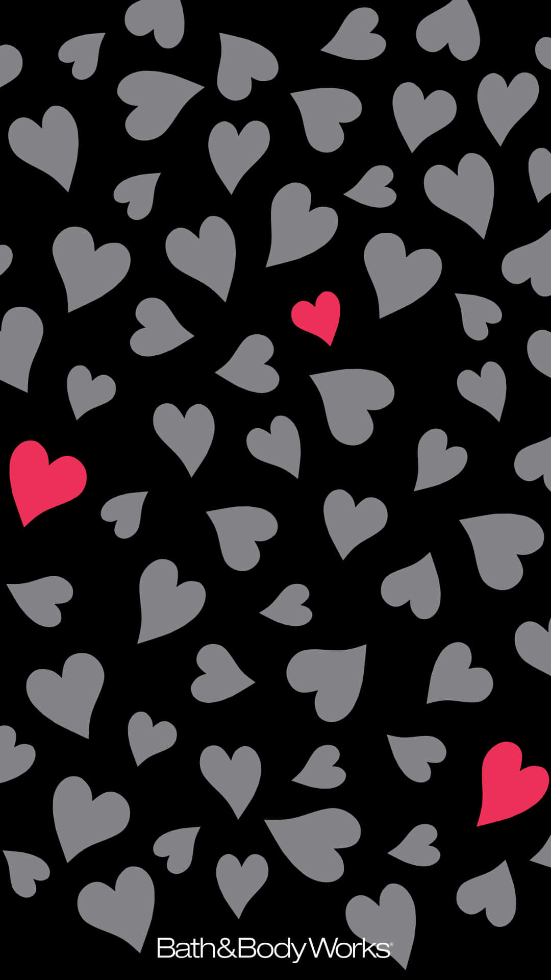 Black And Red Heart Iphone Background