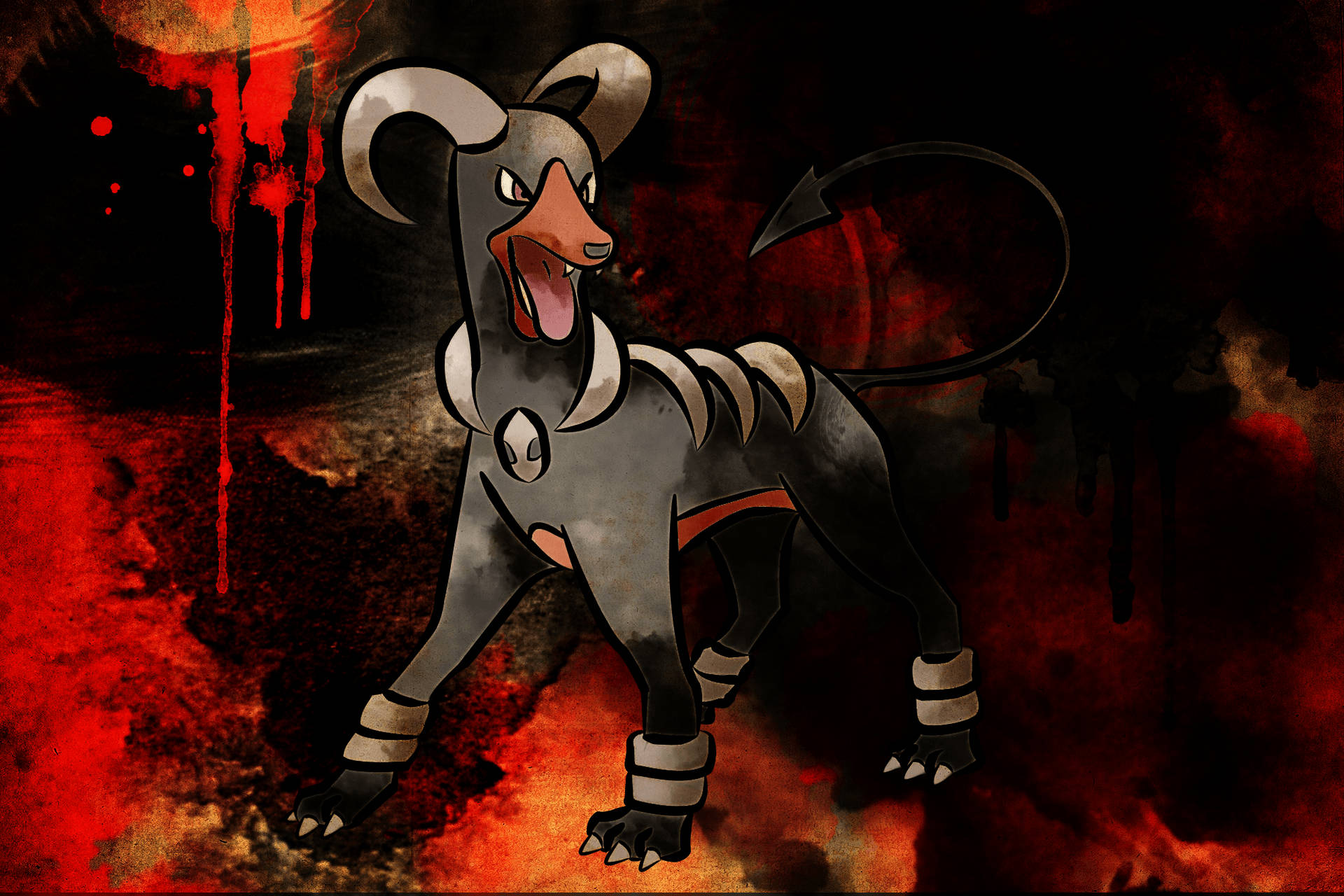 Black And Red Houndoom