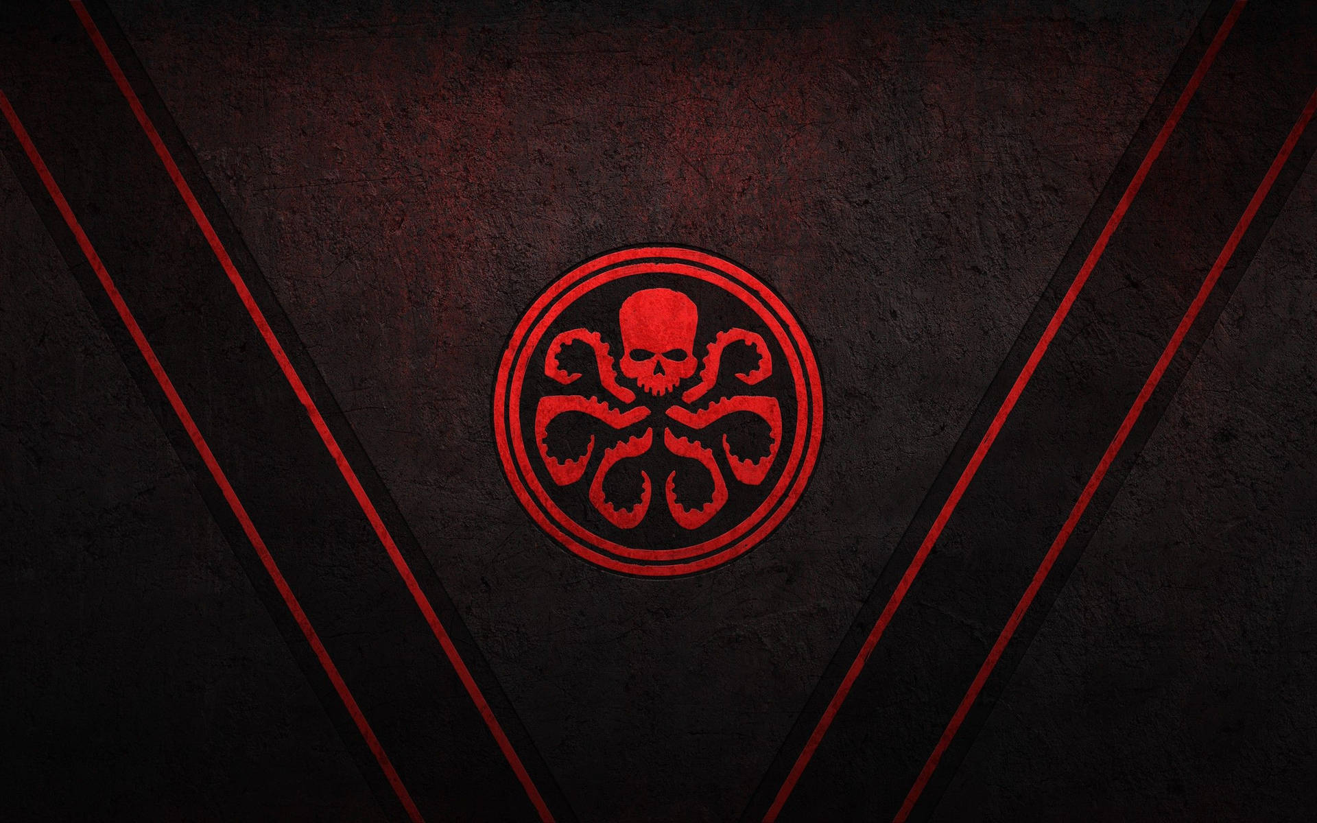 Black And Red Hydra Logo Background