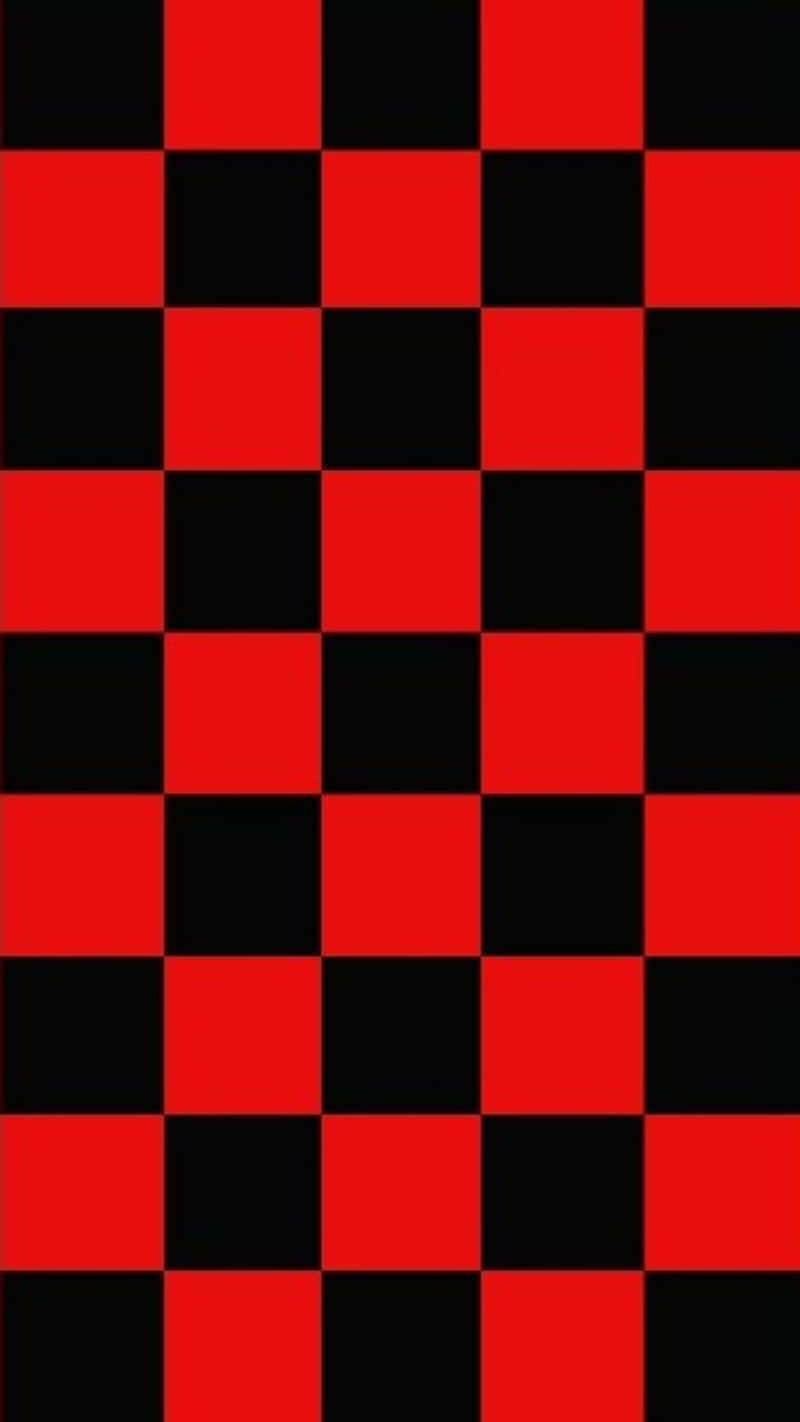 Black And Red Plaid Chess Board Background