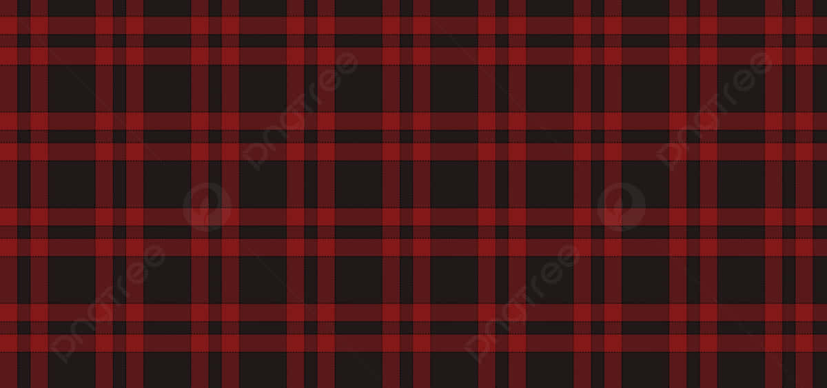 Black And Red Plaid Landscape Background