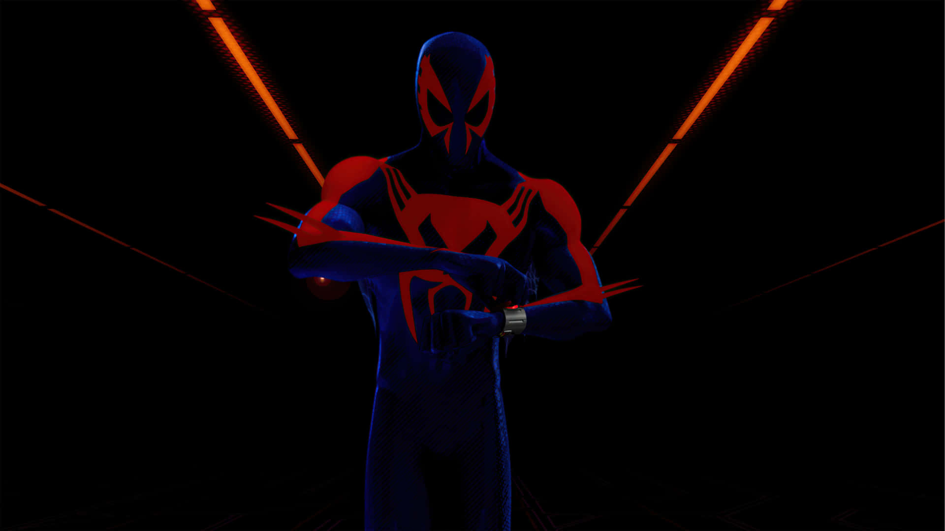 Black And Red Spider Man Pfp Background