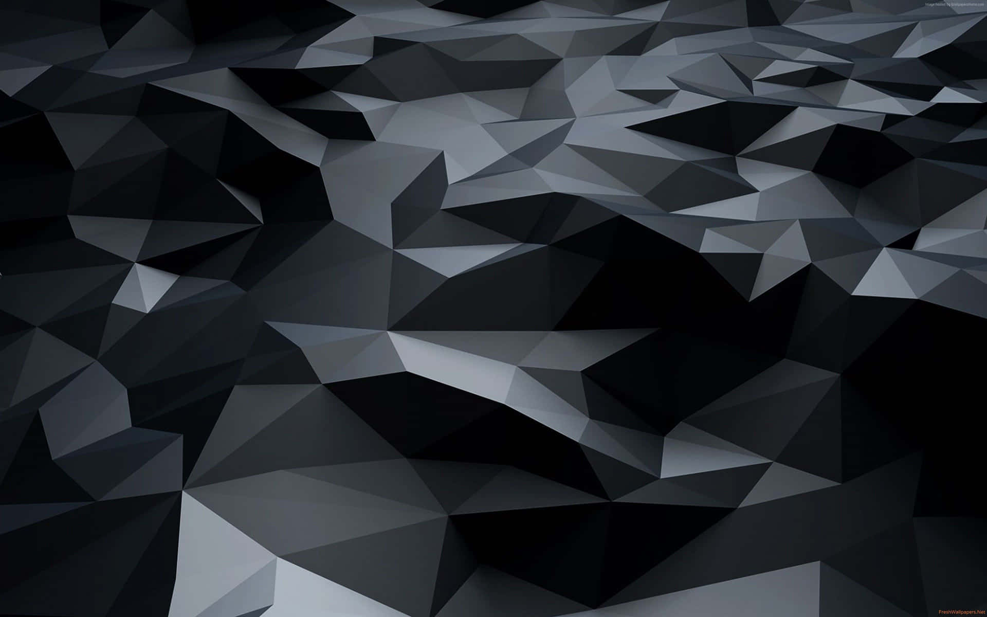 Black And White Abstract Background With Triangles Background