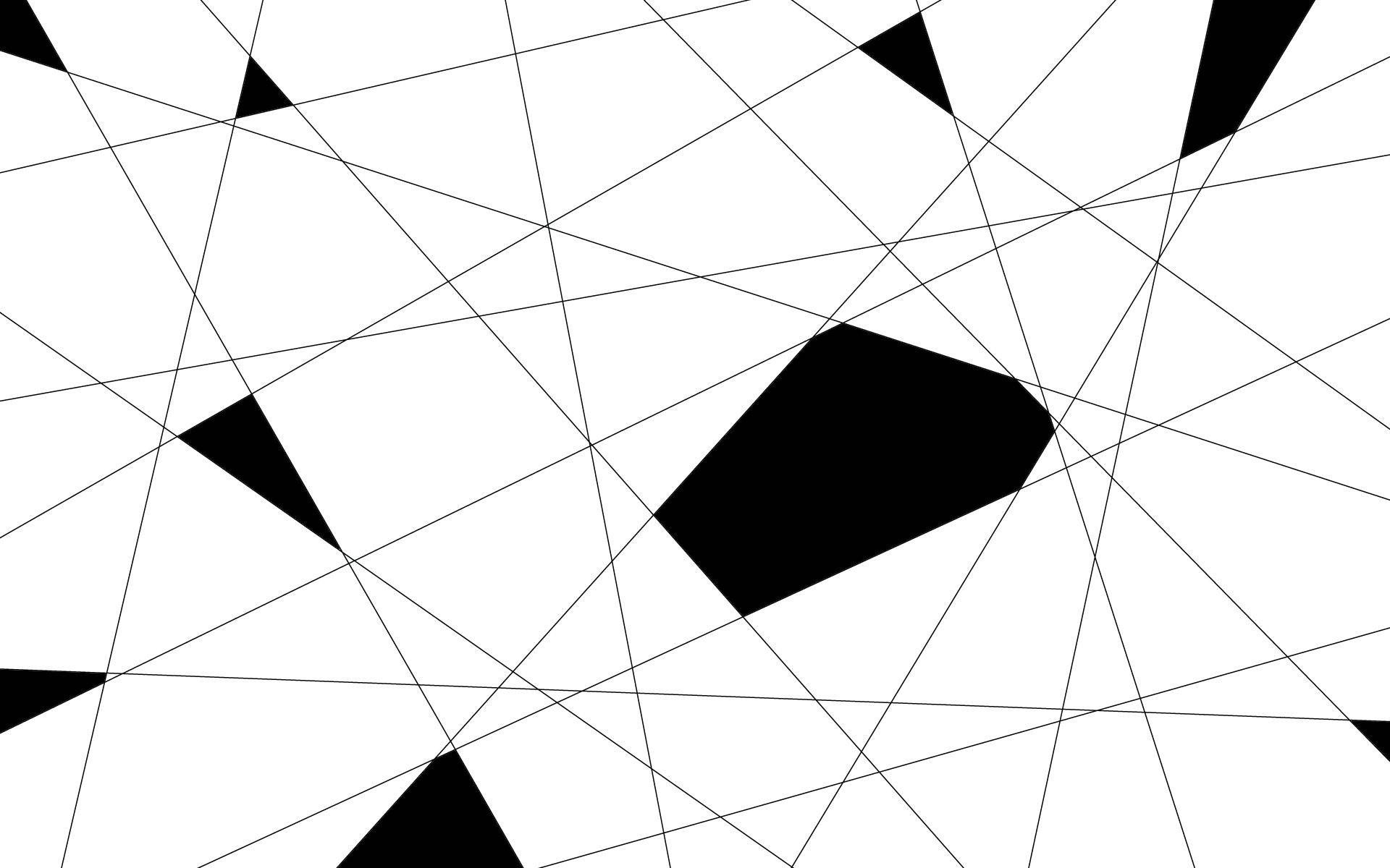 Black And White Abstract Line Art Background