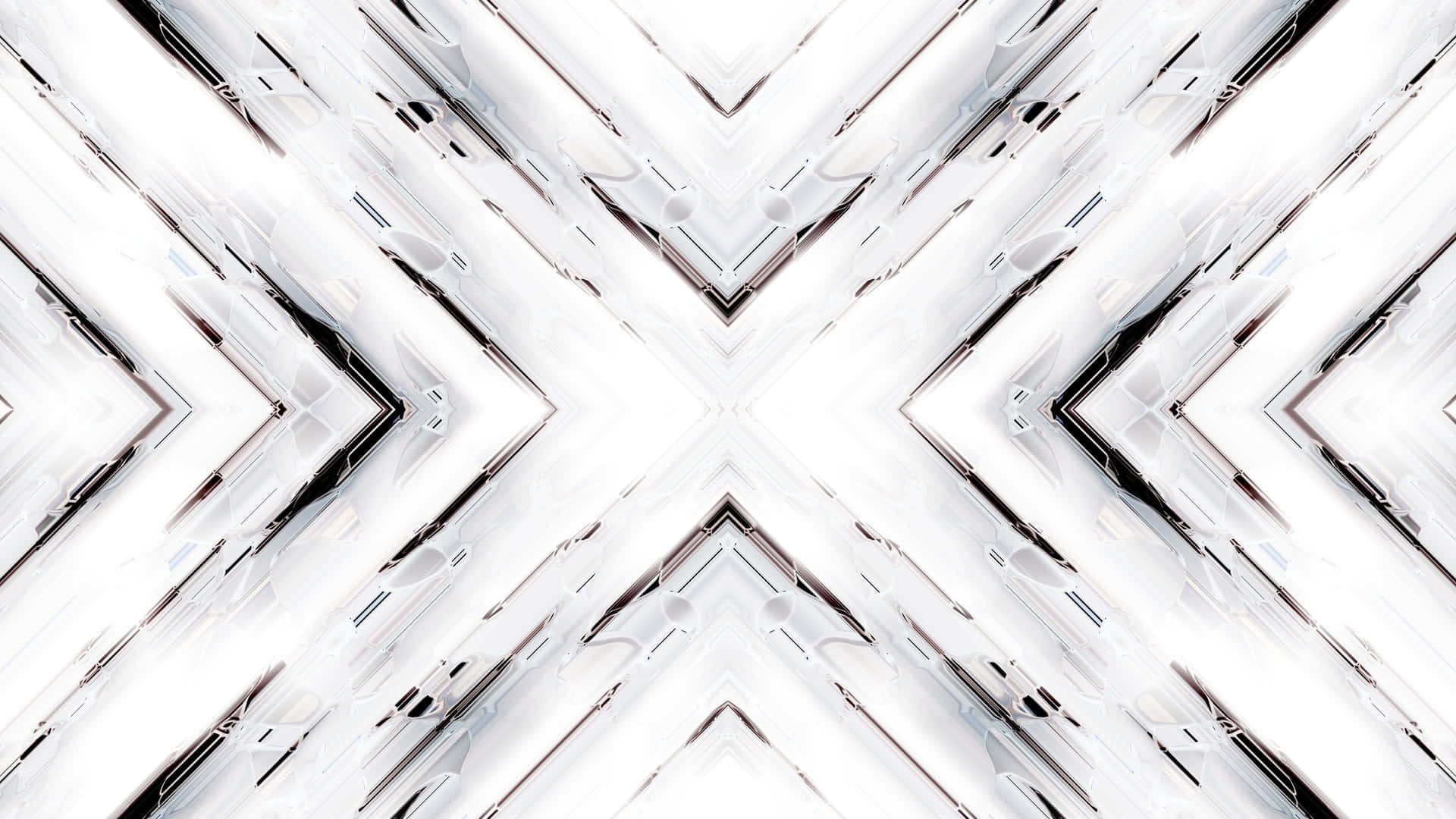 Black And White Abstract X Pattern