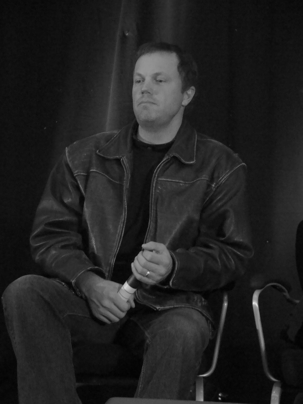 Black And White Adam Baldwin Background