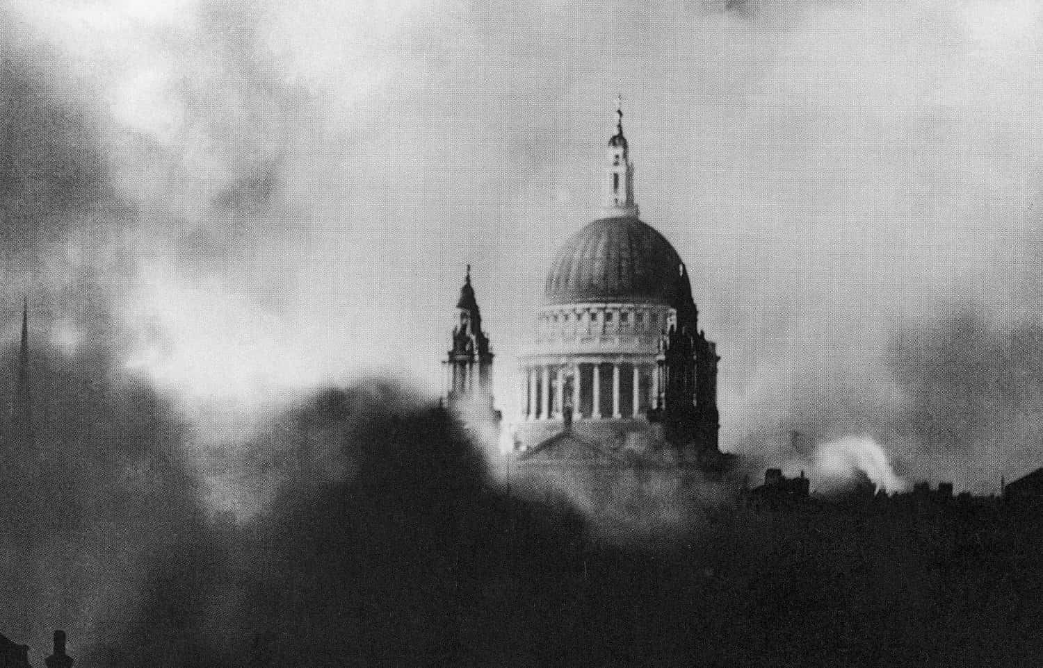 Black And White Aesthetic St. Paul's Cathedral Background