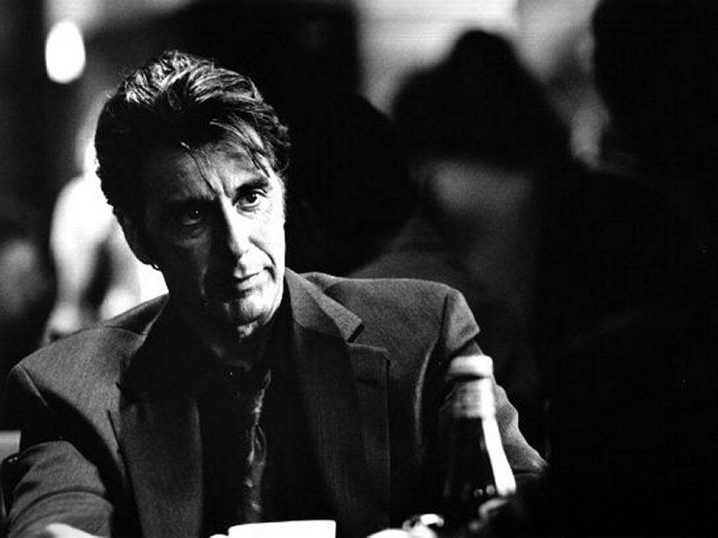 Black And White Al Pacino Male Face