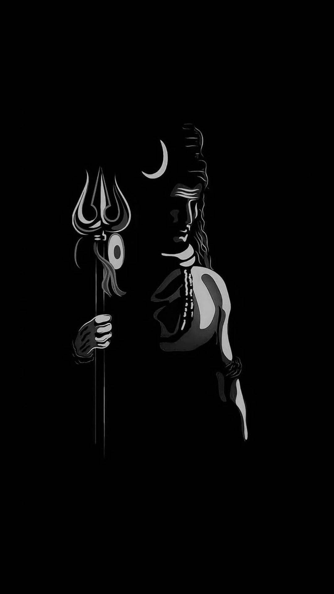 Black And White Art Warrior Background