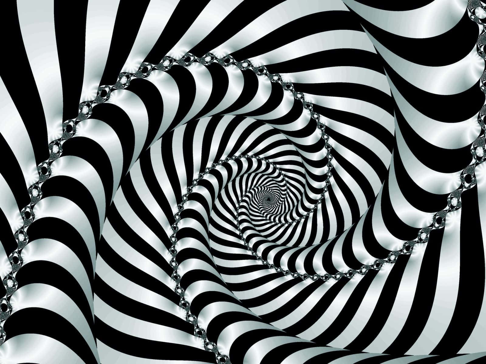 Black And White Cool Optical Illusions Background