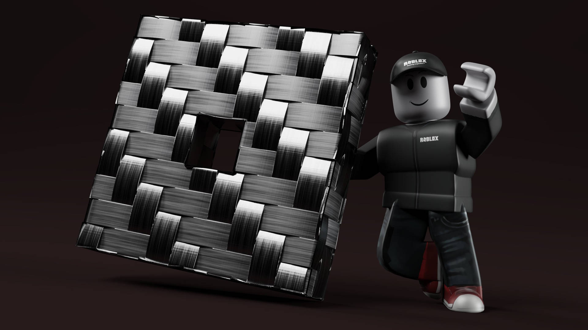 Black-and-white Cool Roblox Background