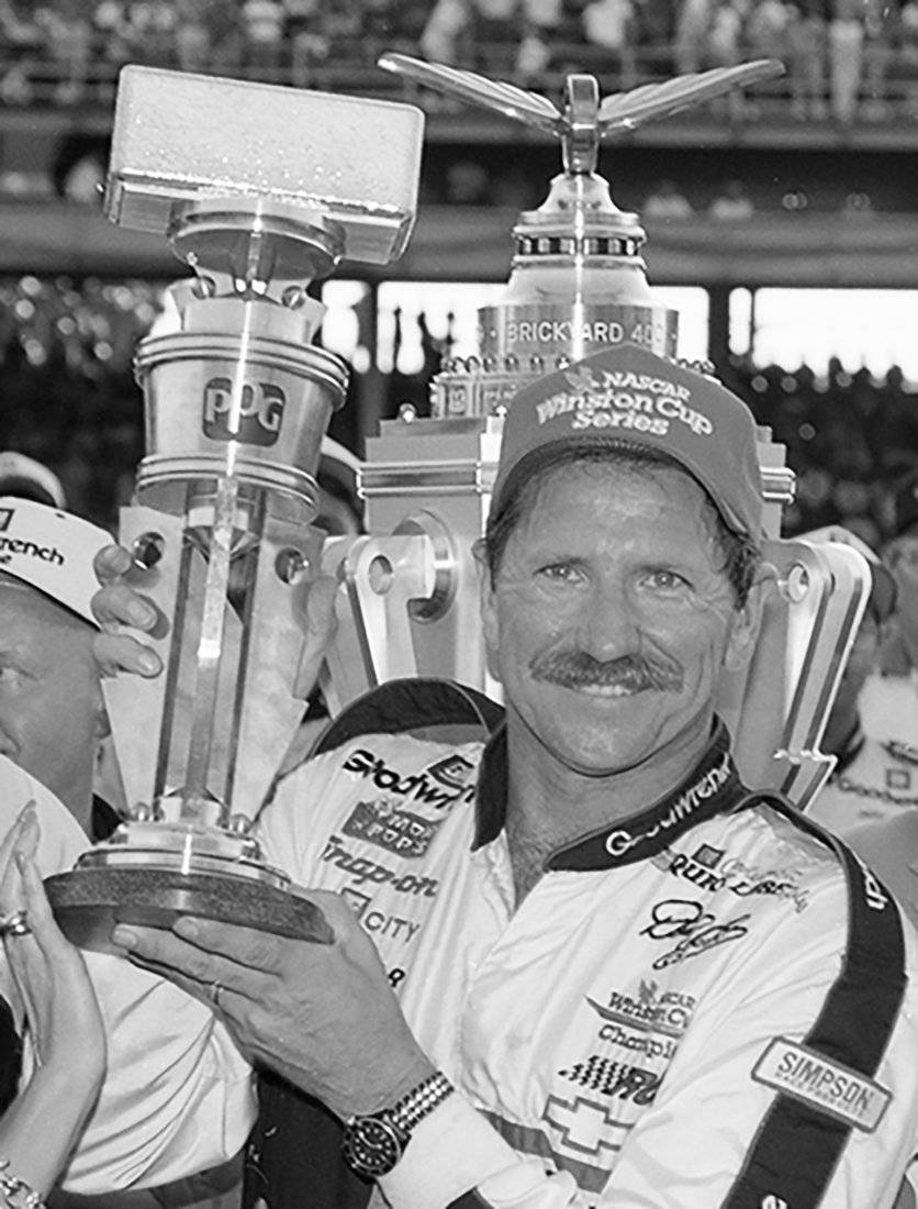 Black And White Dale Earnhardt Background