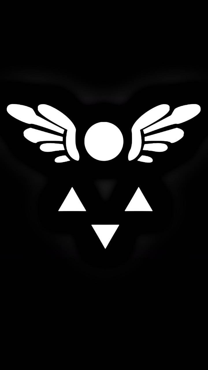 Black And White Deltarune Symbol