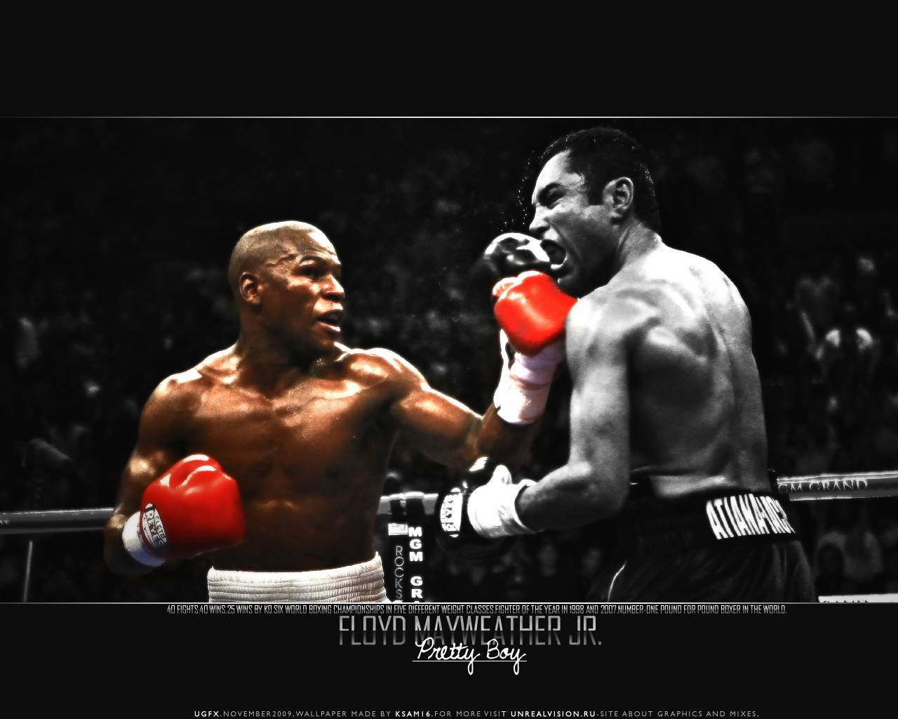 Black And White Floyd Mayweather Background