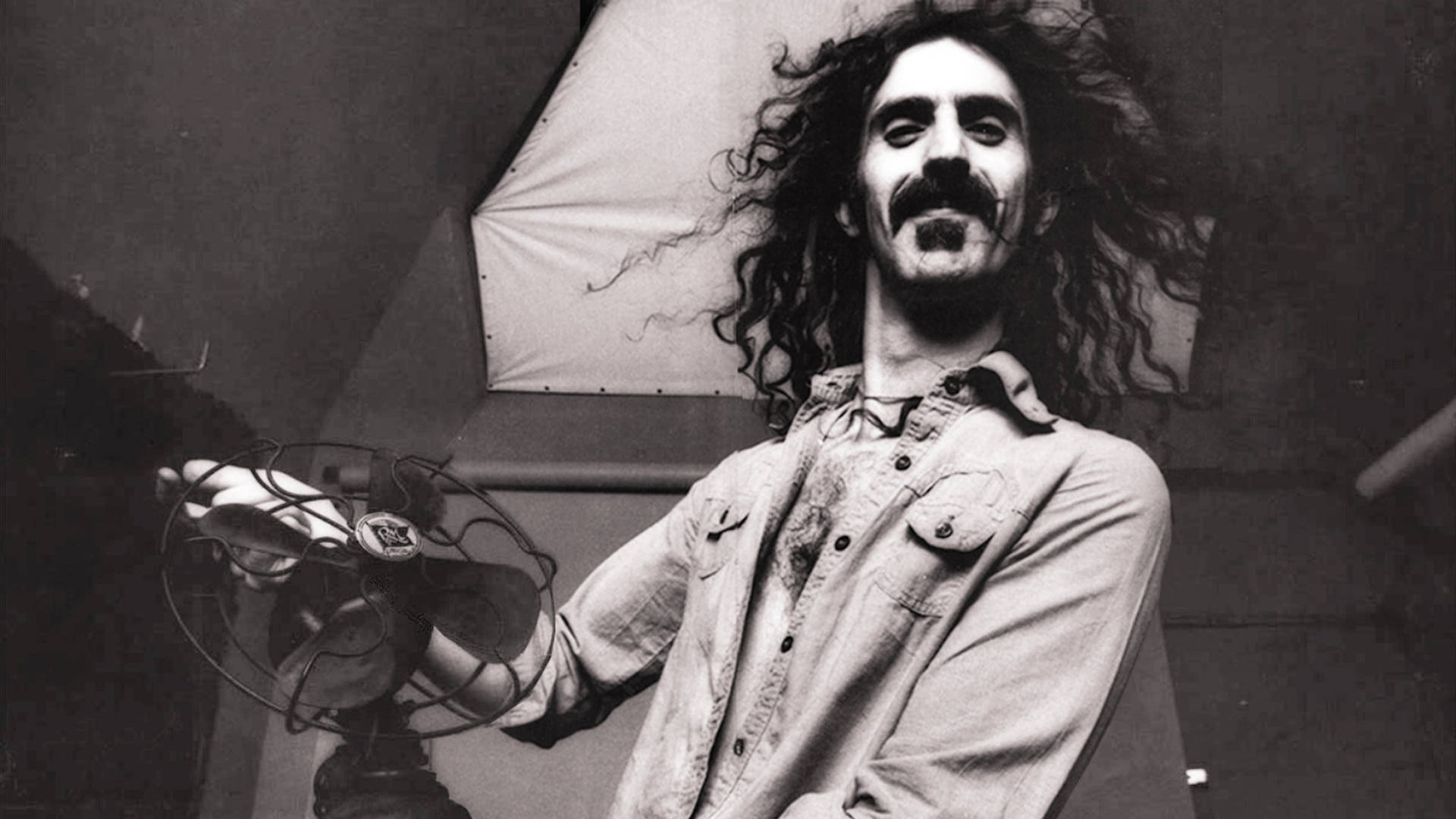 Black And White Frank Zappa Background