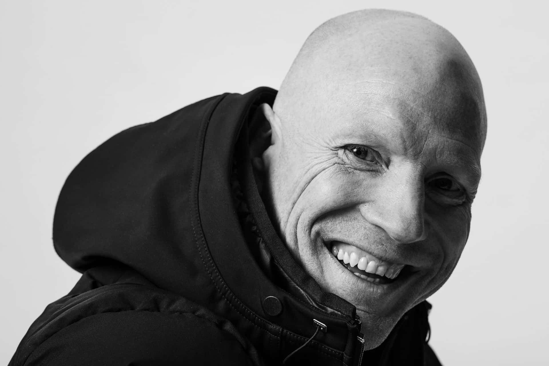Black And White German Professional Footballer Matthias Sammer Background