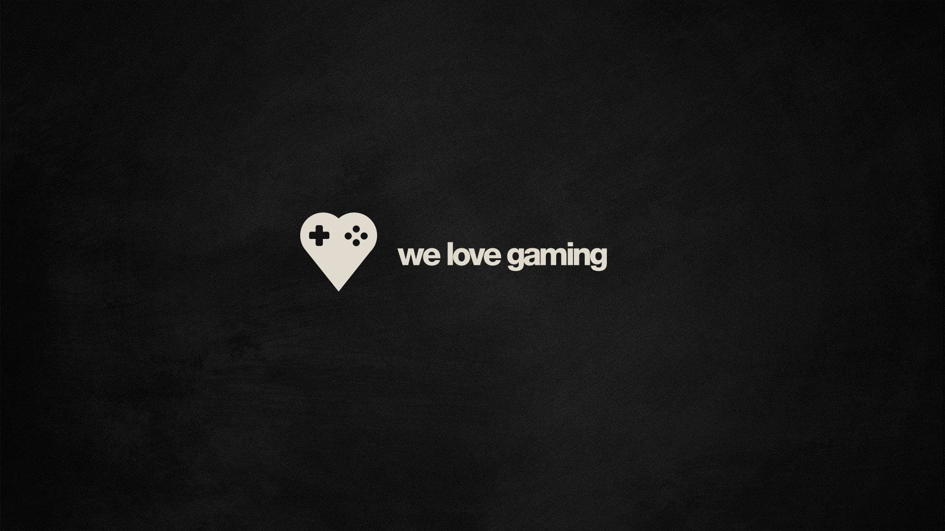 Black And White Heart Gaming Background