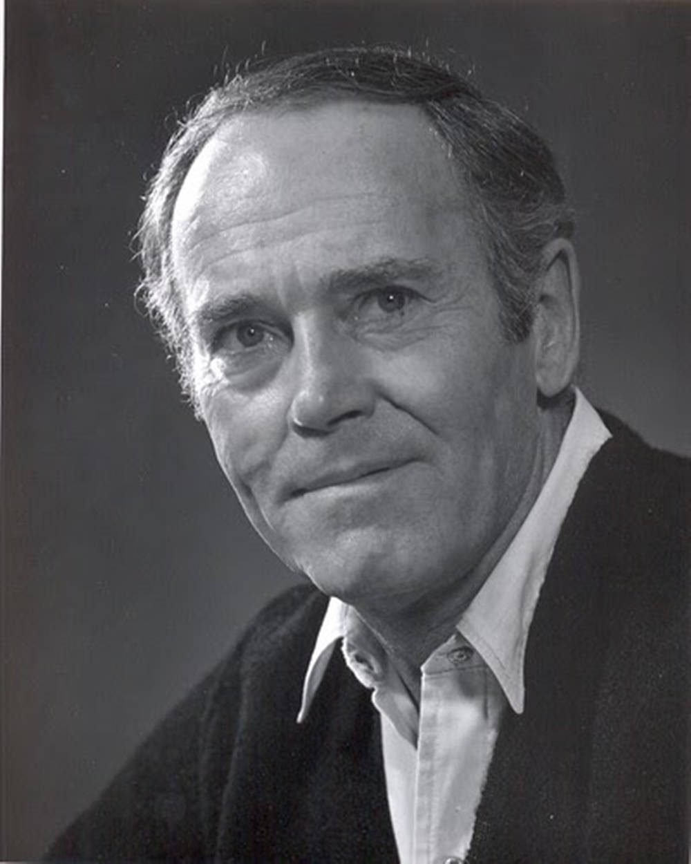 Black And White Hollywood Actor Henry Ford 1960s Portrait