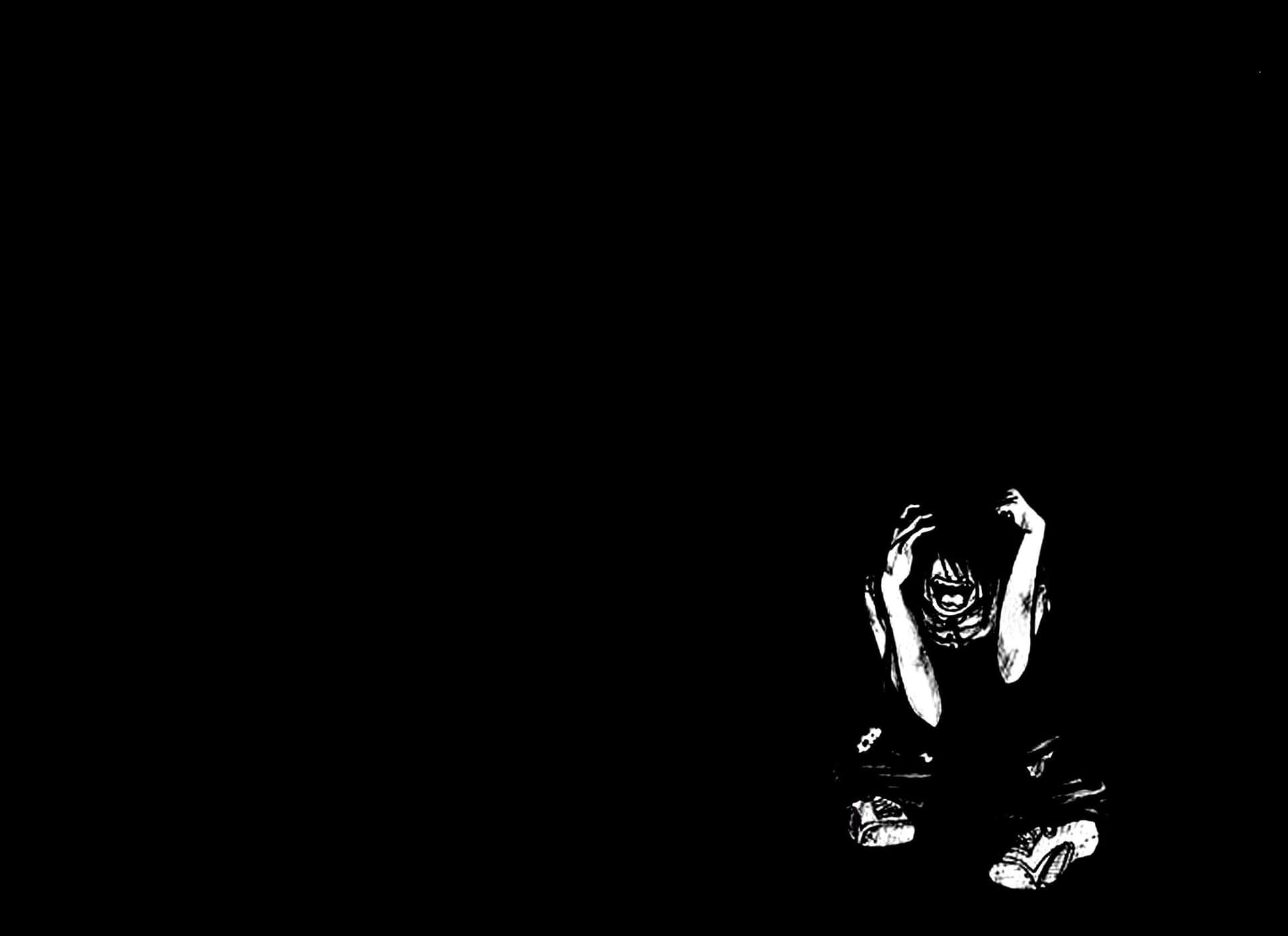 Black And White Inane Cartoon