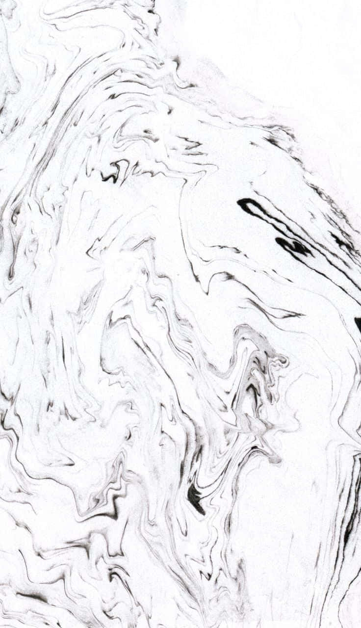 Black And White Ink Fluid Marble Background