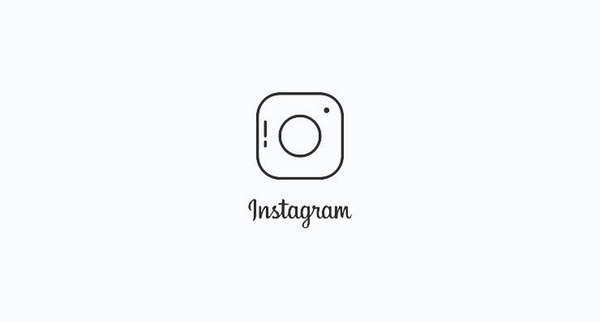 Black And White Instagram Logo Background