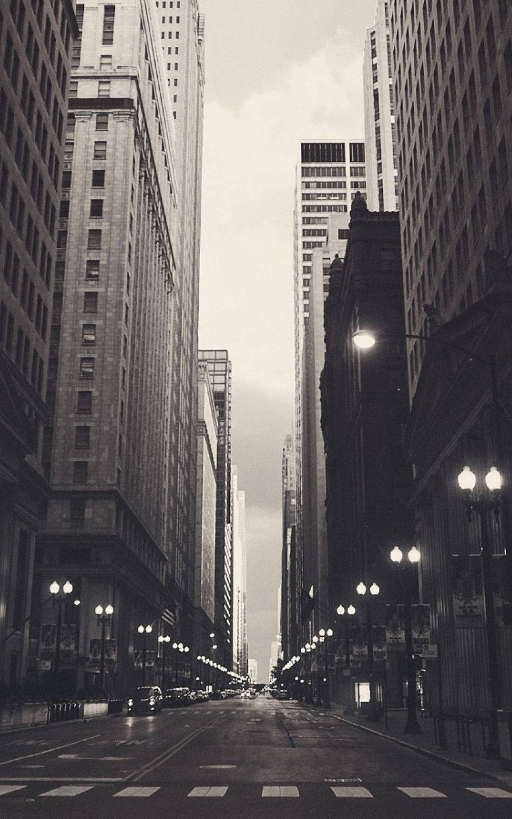 Black And White Iphone Street Background