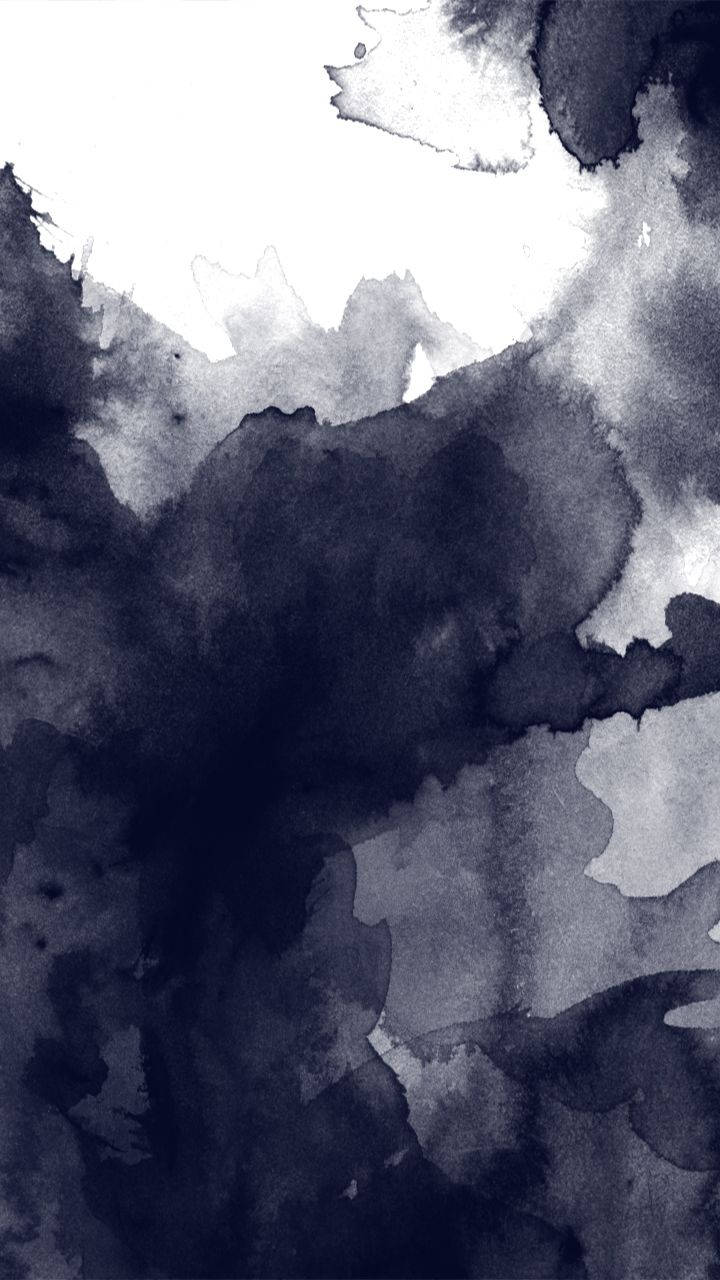 Black And White Iphone Watercolor Background