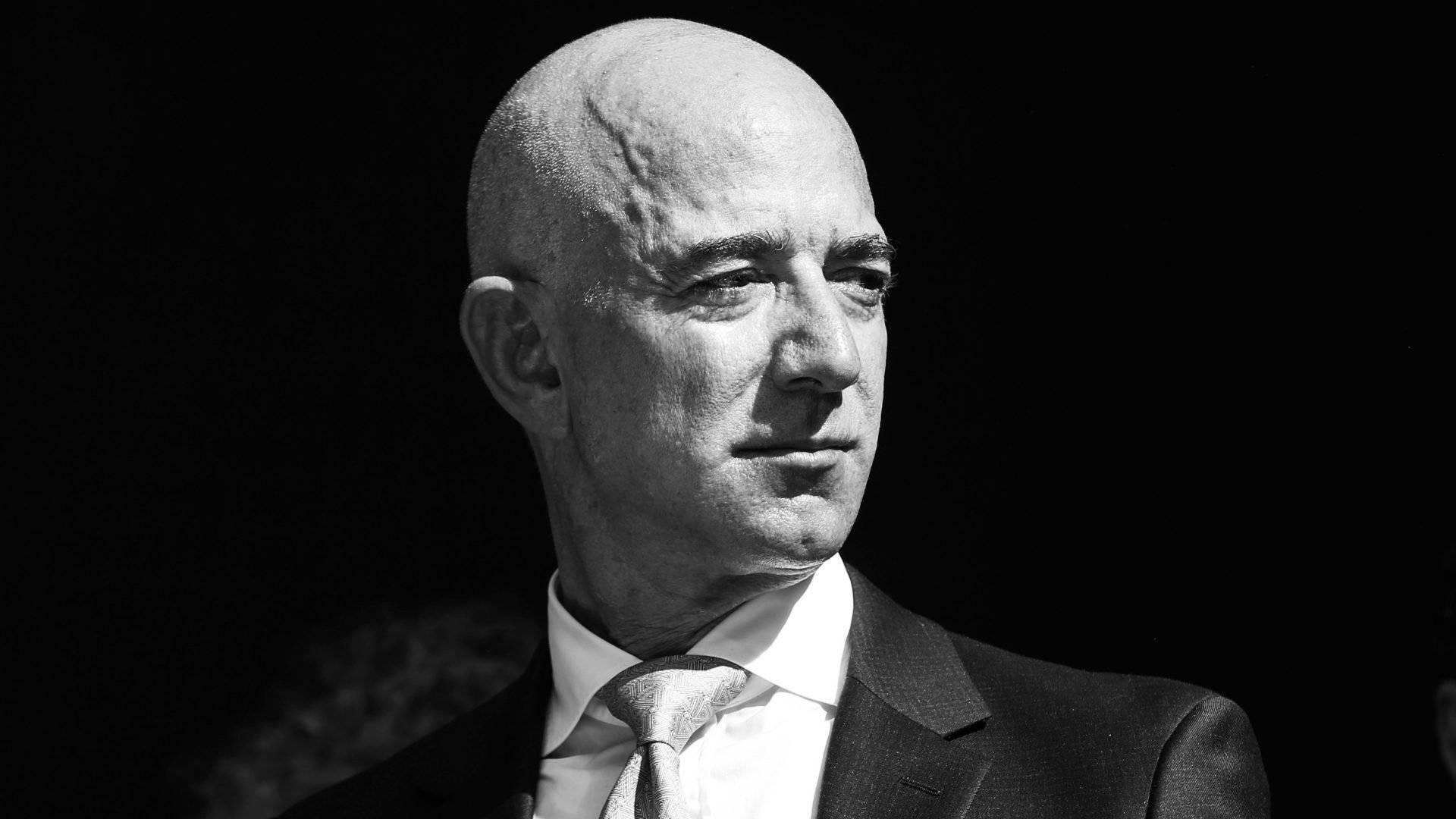 Black And White Jeff Bezos