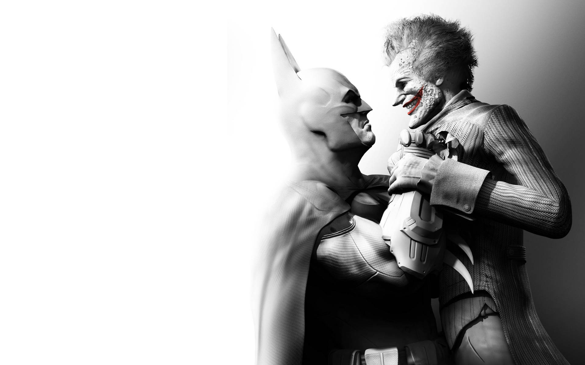 Black And White Joker And Batman Background