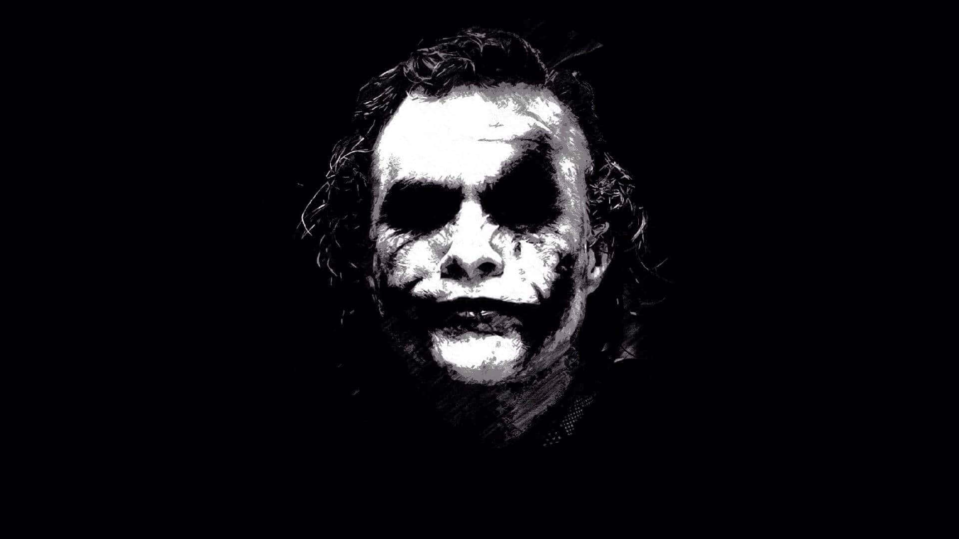 Black And White Joker Pfp Face Background