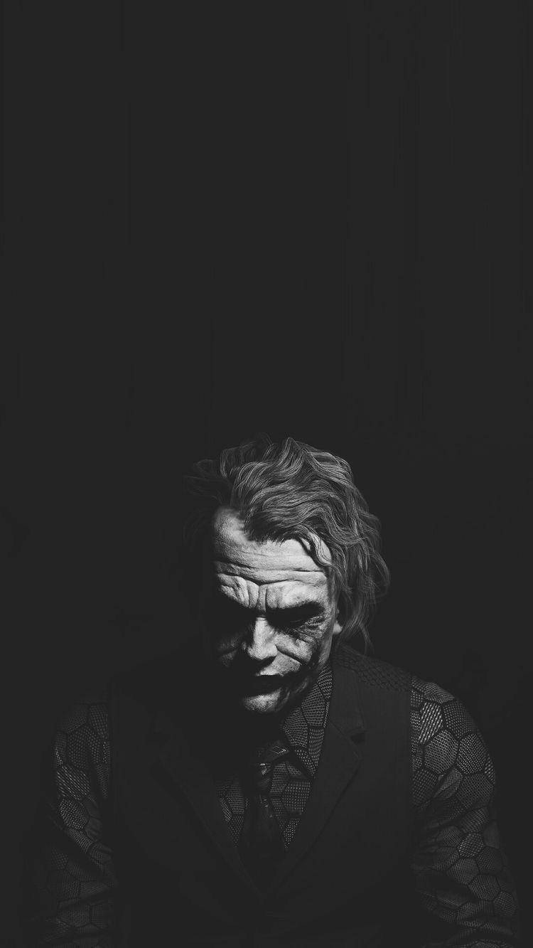 Black And White Joker Portrait Background