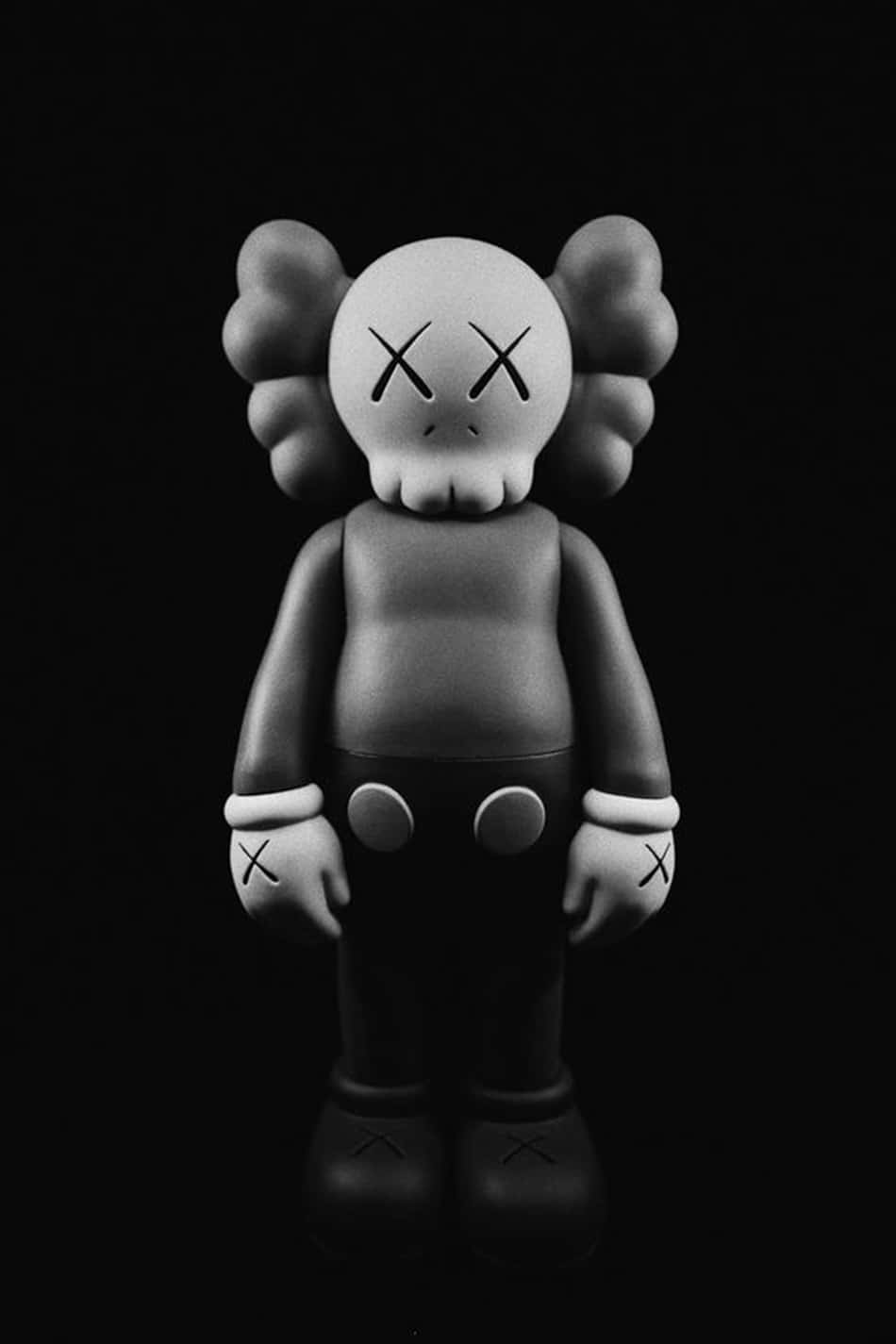 Black And White Kaws Hangs Out
